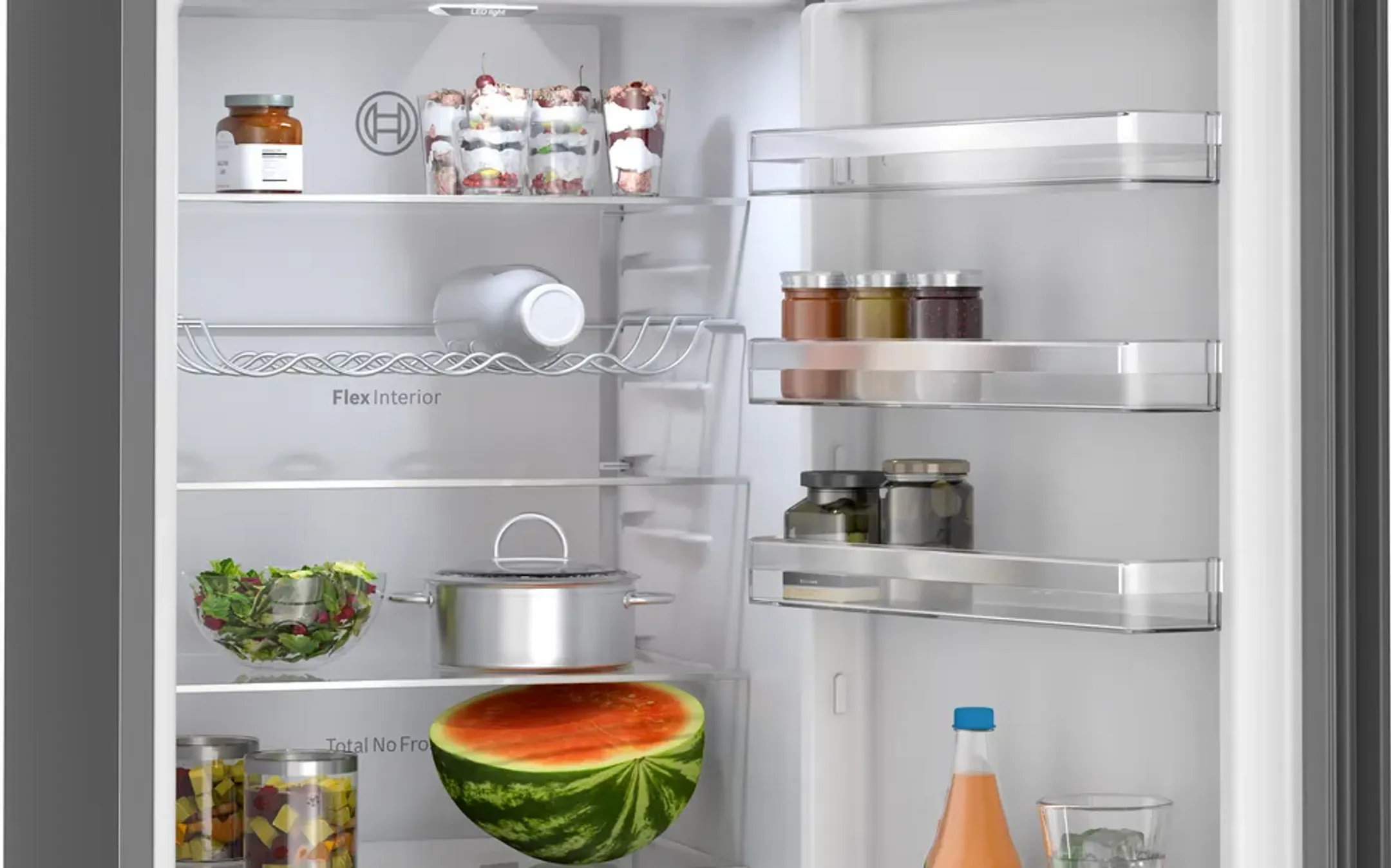 Bosch Koelkast met diepvries KGN39OCAF Serie 4 Green Collection 203 CM image