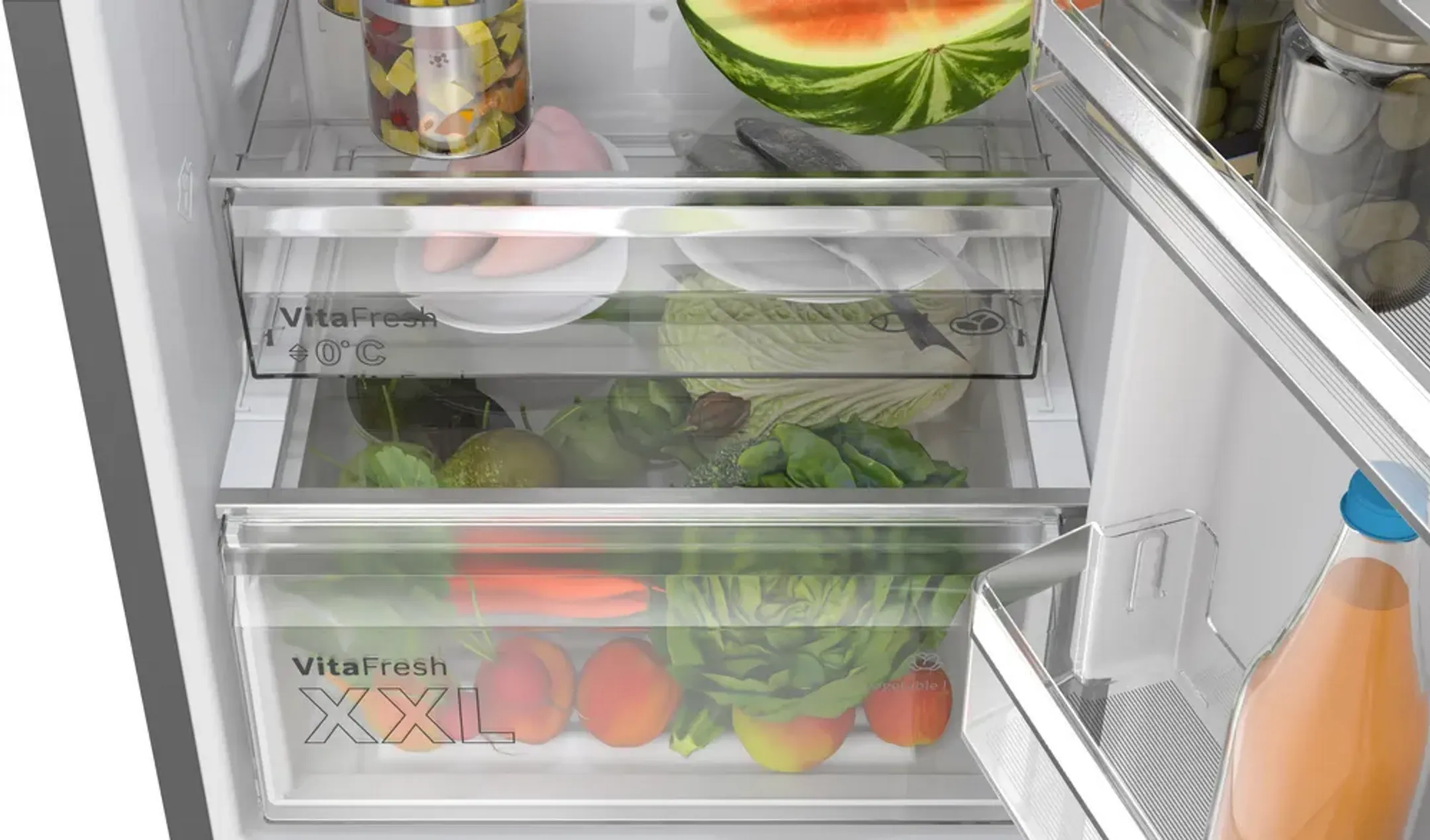 Bosch Koelkast met diepvries KGN39OCAF Serie 4 Green Collection 203 CM image