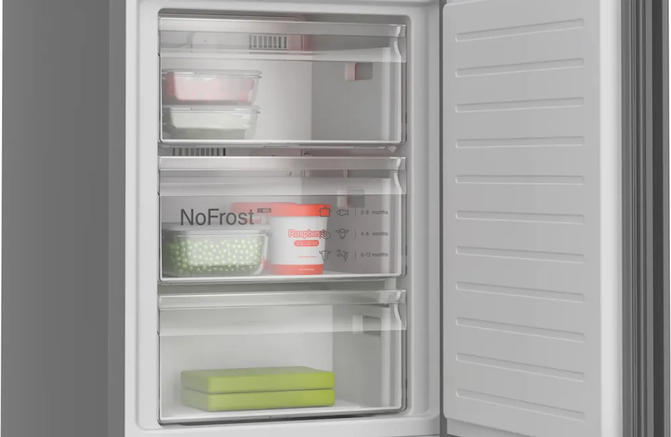 Bosch Koelkast met diepvries KGN39OCAF Serie 4 Green Collection 203 CM image