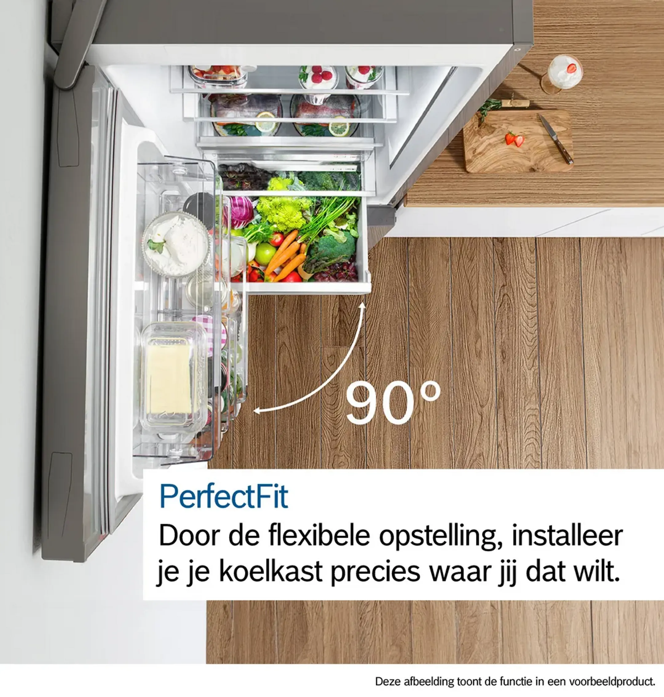 Bosch Koelkast met diepvries KGN39OCAF Serie 4 Green Collection 203 CM image