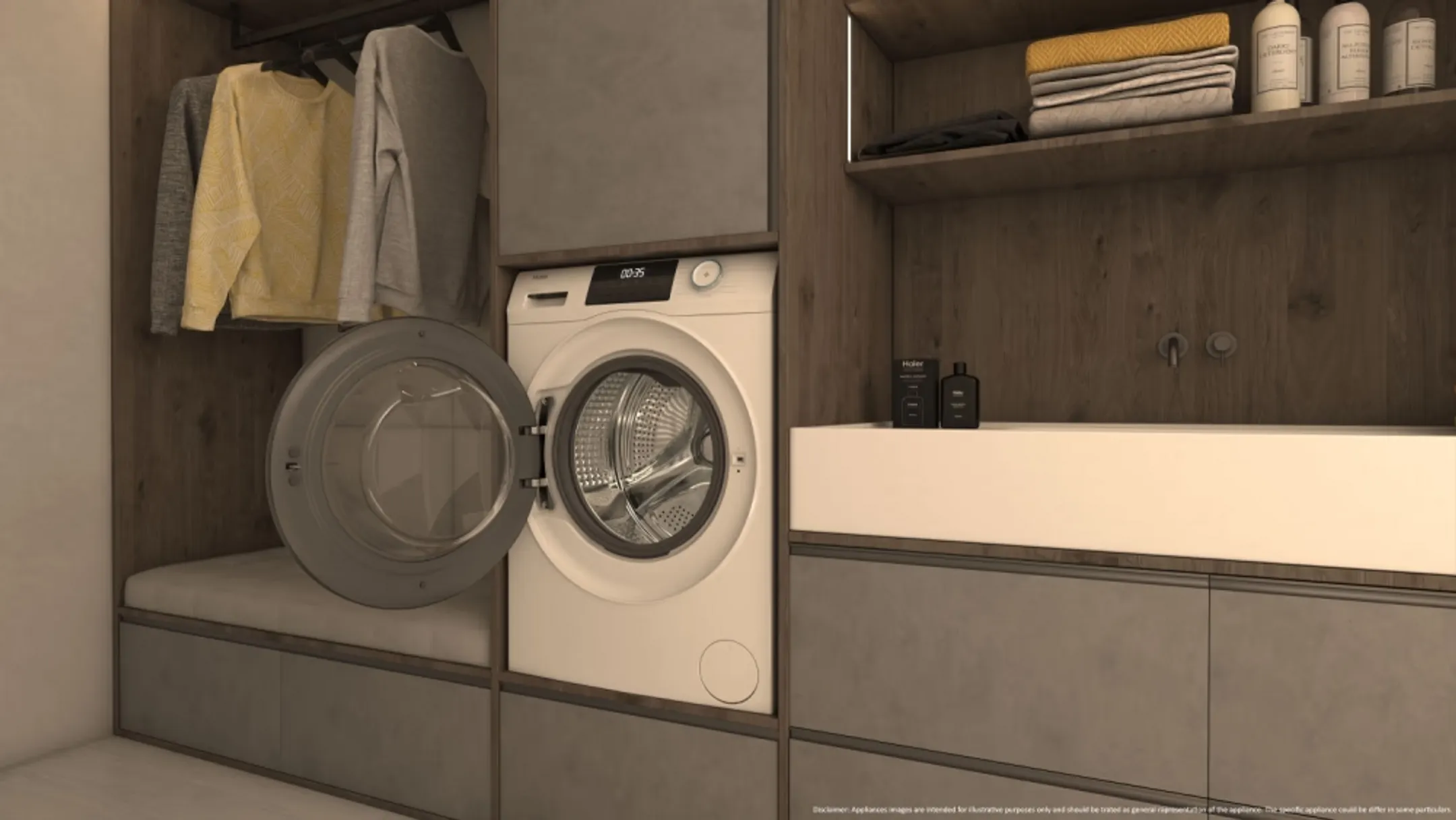 Haier Machine à laver HW80-BP14929A-S image