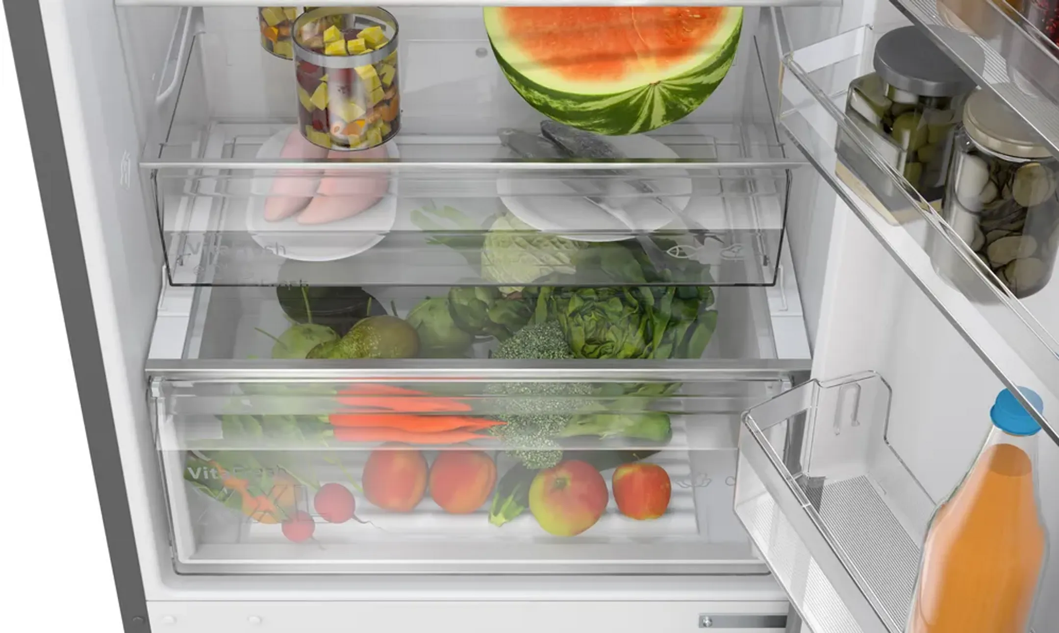 Bosch Koelkast met diepvries KGN49OCAF Serie 4 Green Collection 203 CM image