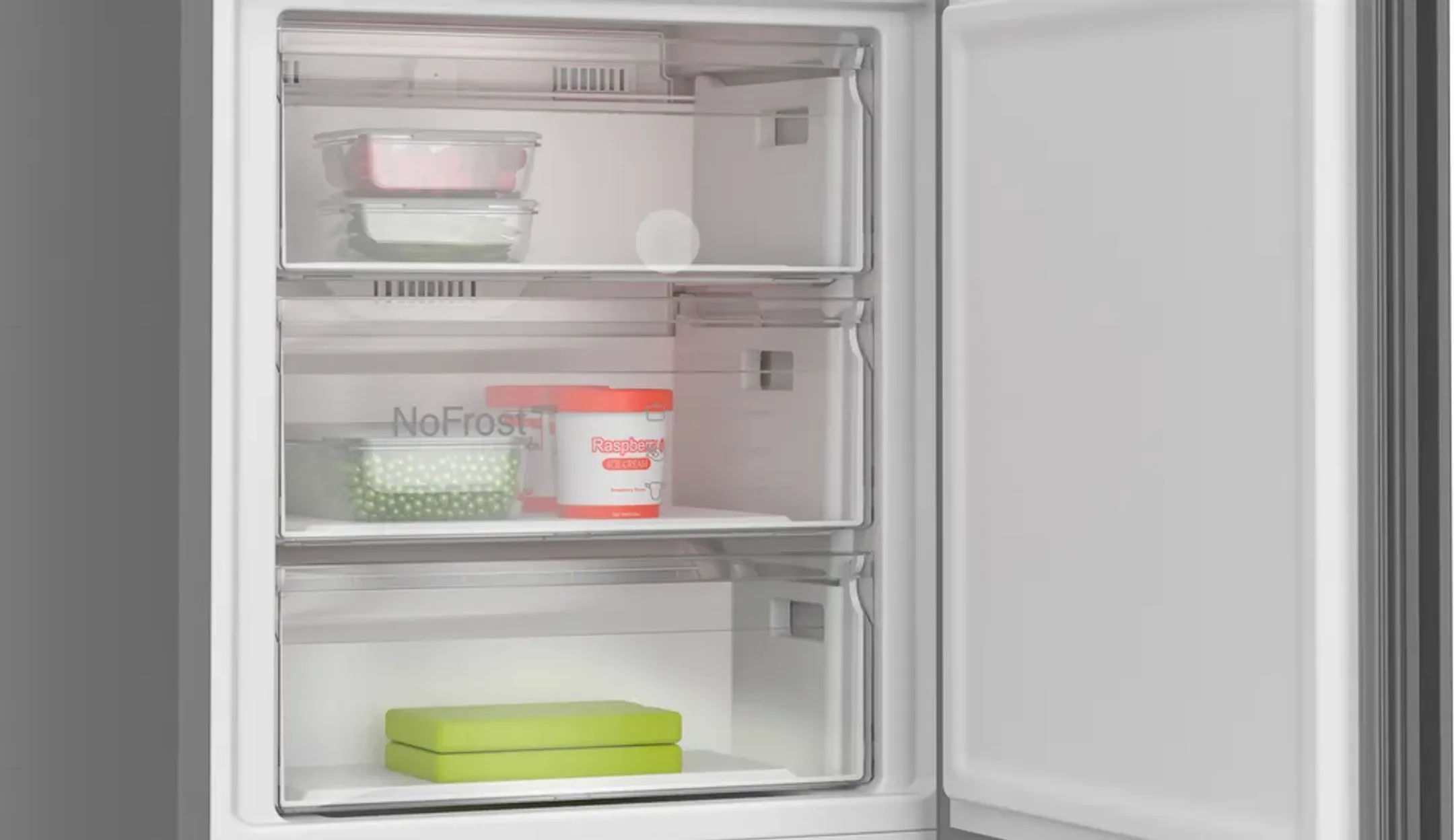 Bosch Koelkast met diepvries KGN49OCAF Serie 4 Green Collection 203 CM image