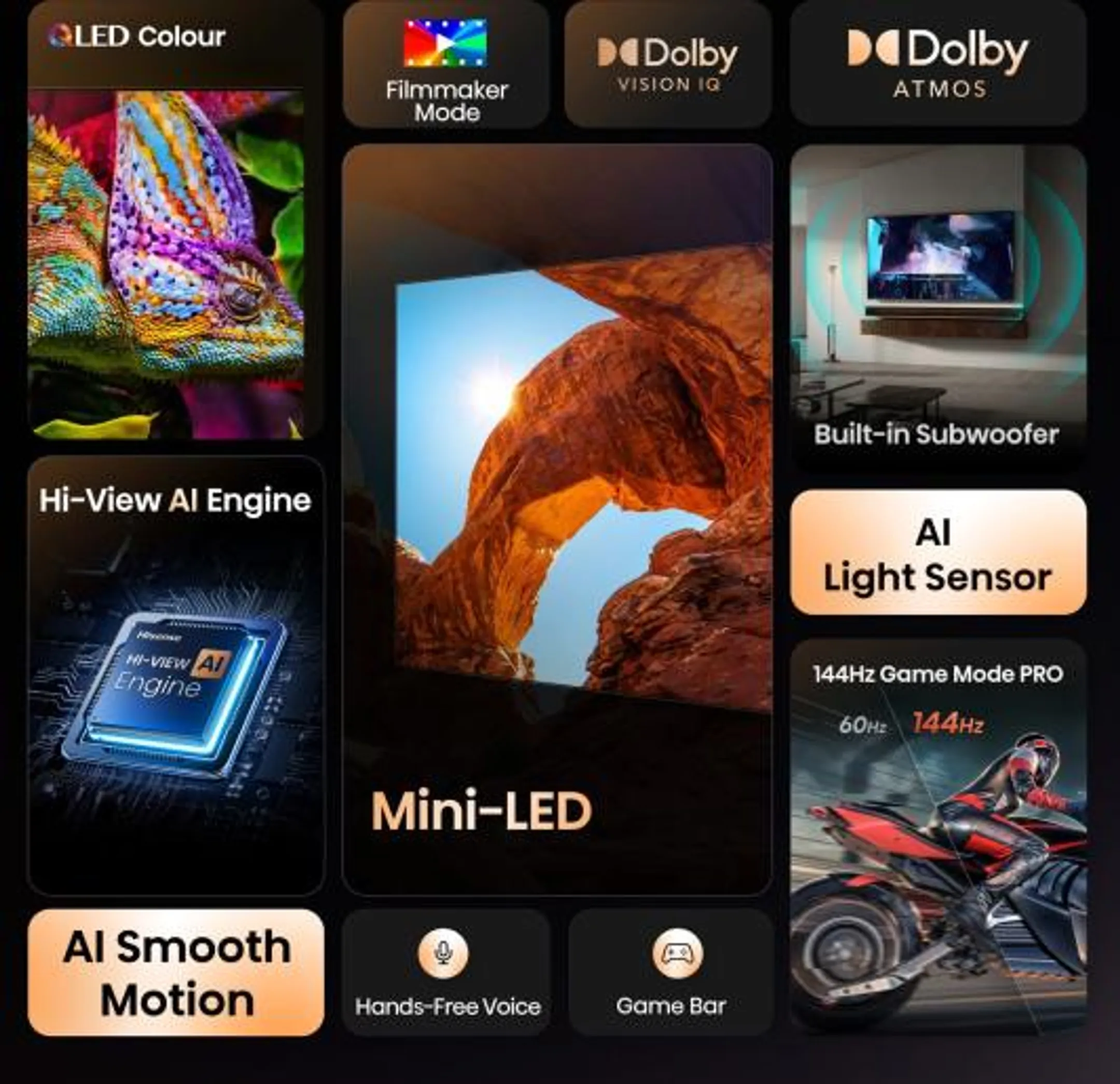 Hisense Mini-LED 4K TV 50U79Q (2025) - 50 inch image