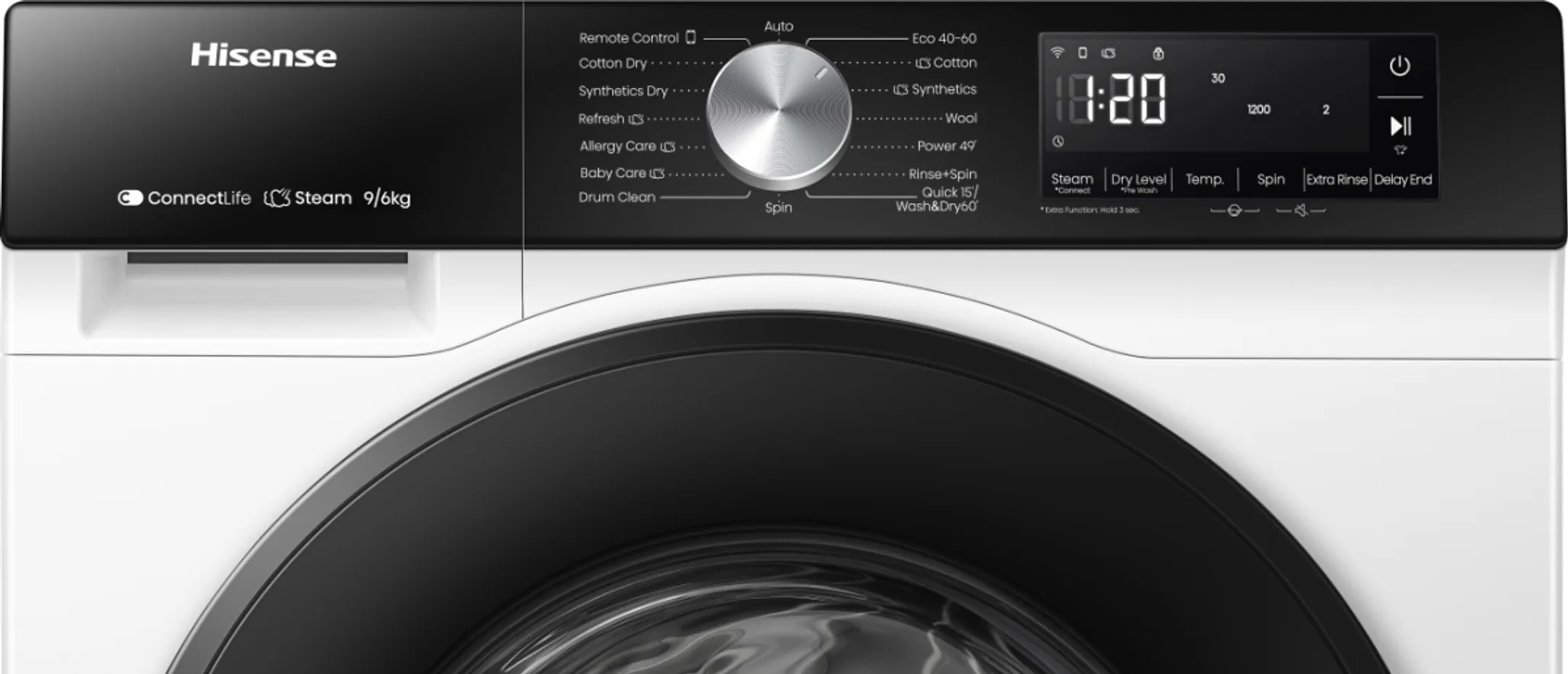 Hisense Was-droogcombinatie WD3S9043BW3  image