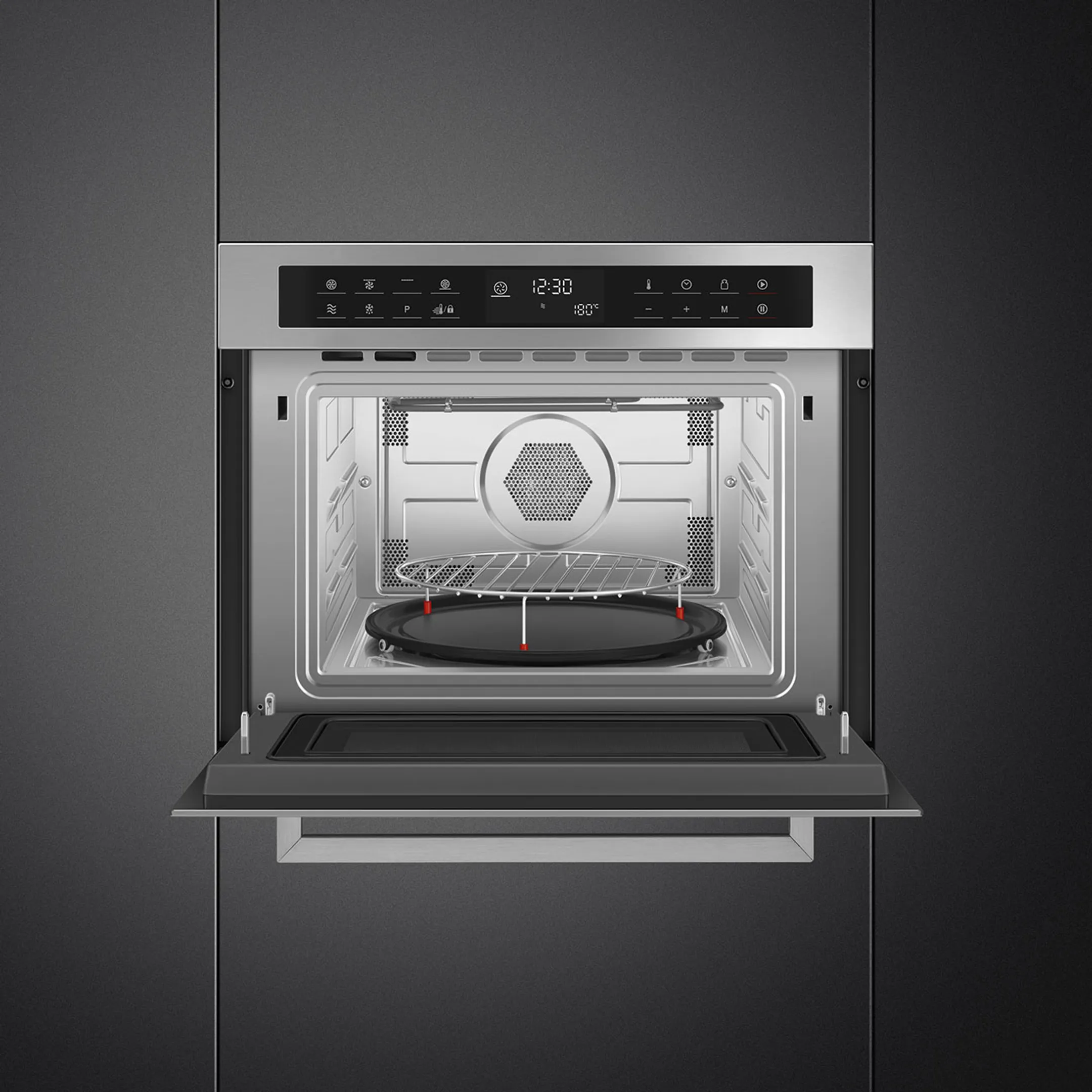 Smeg Inbouw Combi microgolf SO4301M0X image