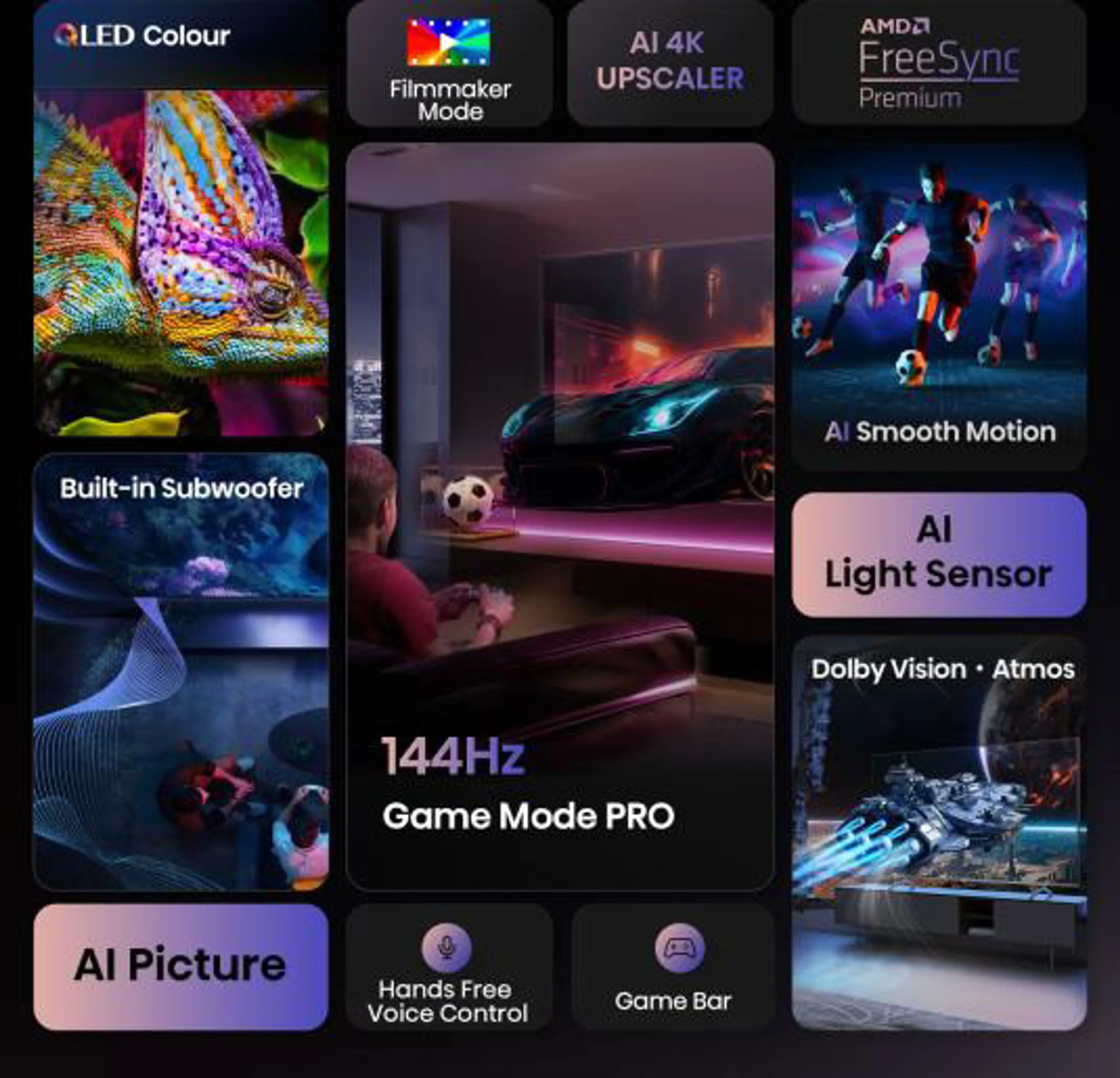 Hisense TV QLED 55E79Q PRO 4K (2025) - 55 pouces image