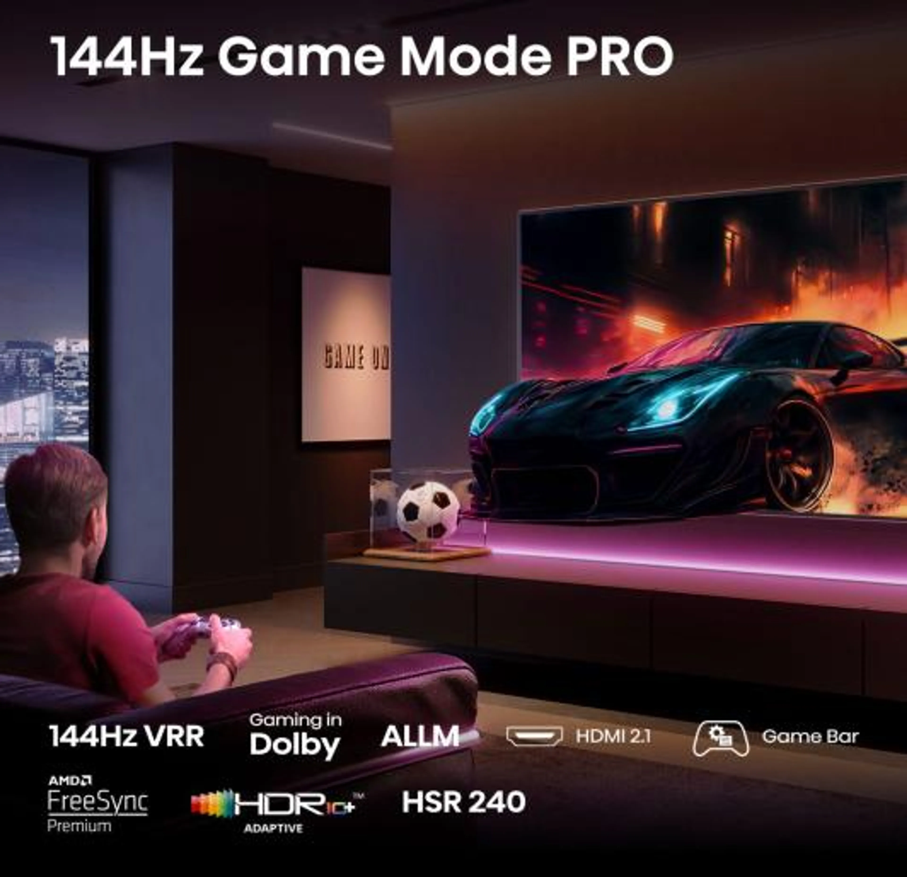 Hisense TV QLED 55E79Q PRO 4K (2025) - 55 pouces image