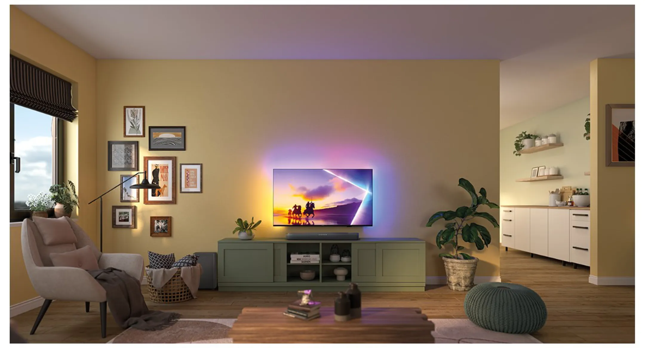 Philips TV Ambilight 43PUS8500/12 QLED TV 4K (2025) - 43 pouces image
