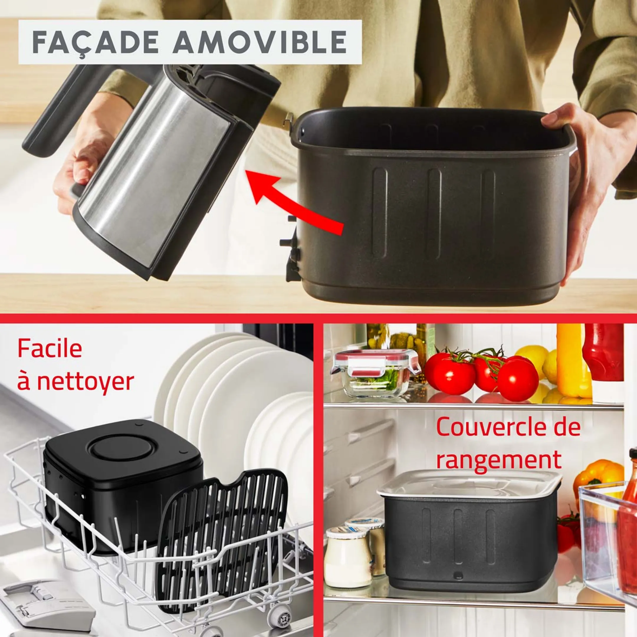 Moulinex Airfryer Easy Fry Silence EZ572DF0 image