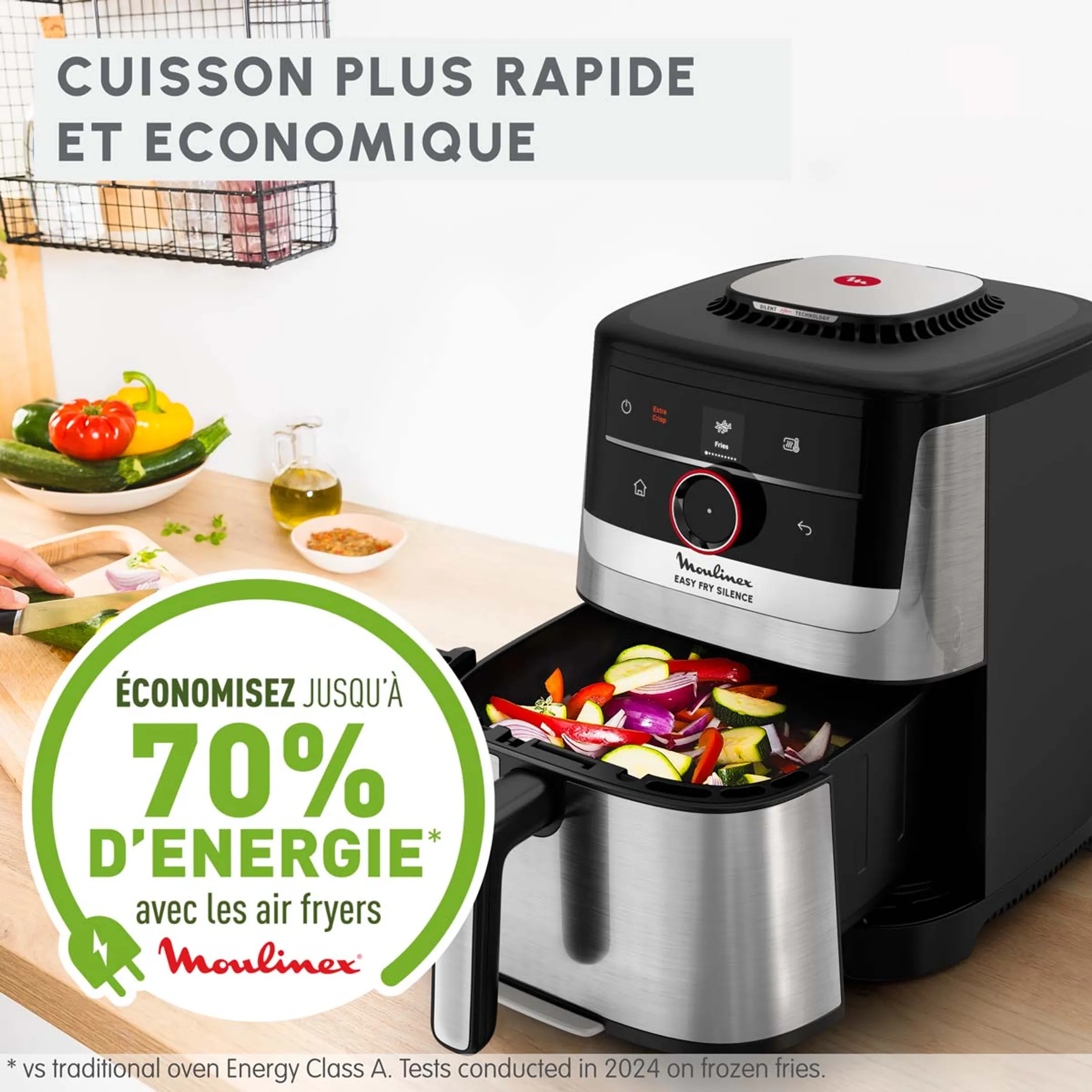 Moulinex Airfryer Easy Fry Silence EZ572DF0 image