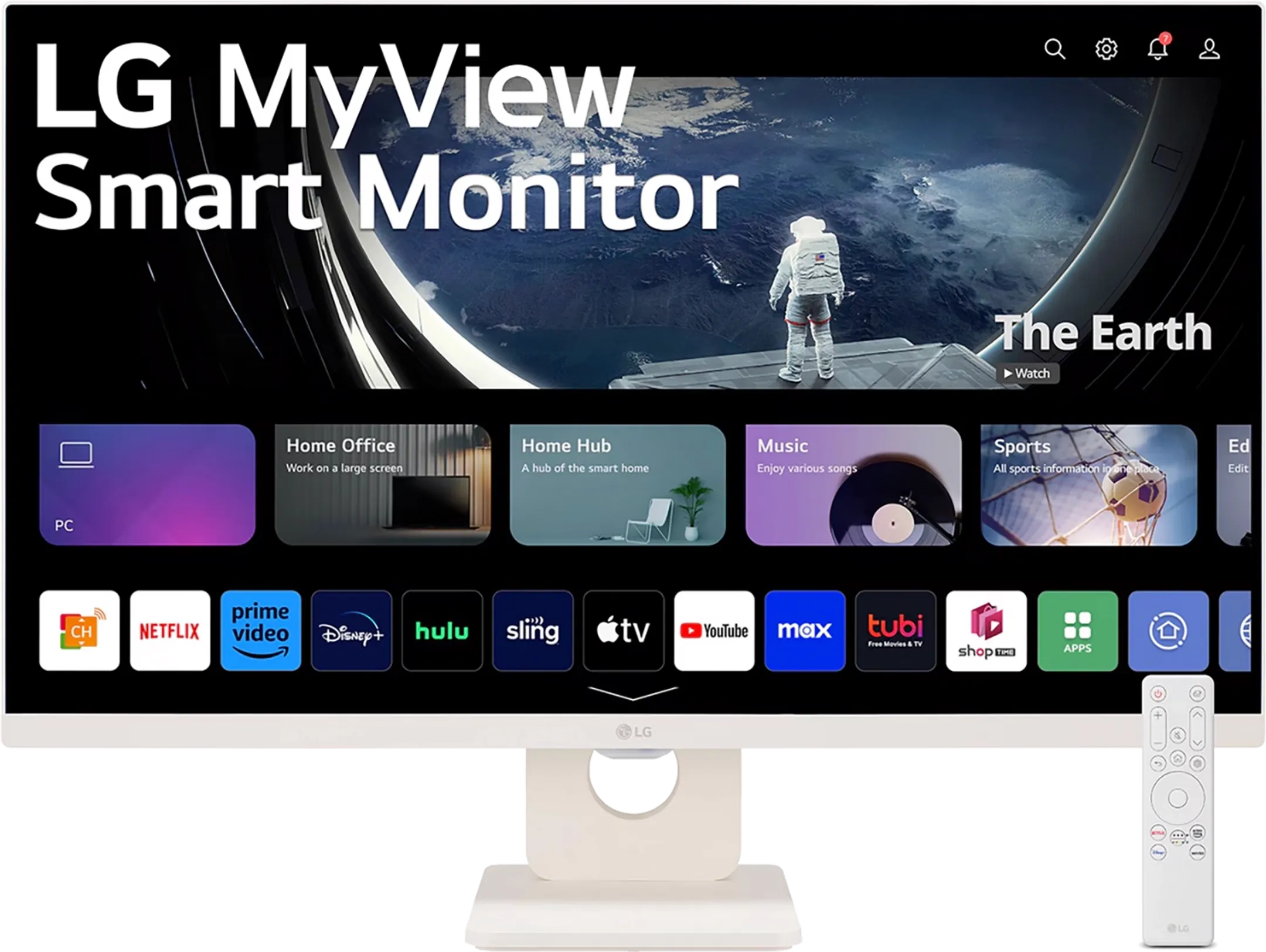 MyView 27" Full HD Smart Monitor met webOS 27U511SA-W
