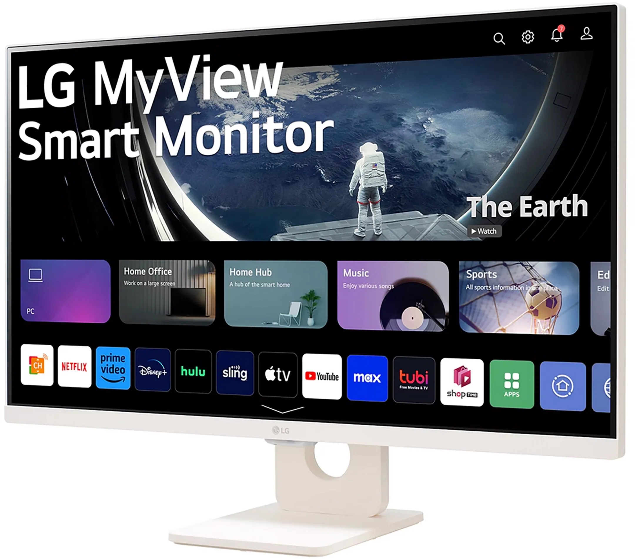 LG MyView 27" Full HD Smart Monitor met webOS 27U511SA-W image