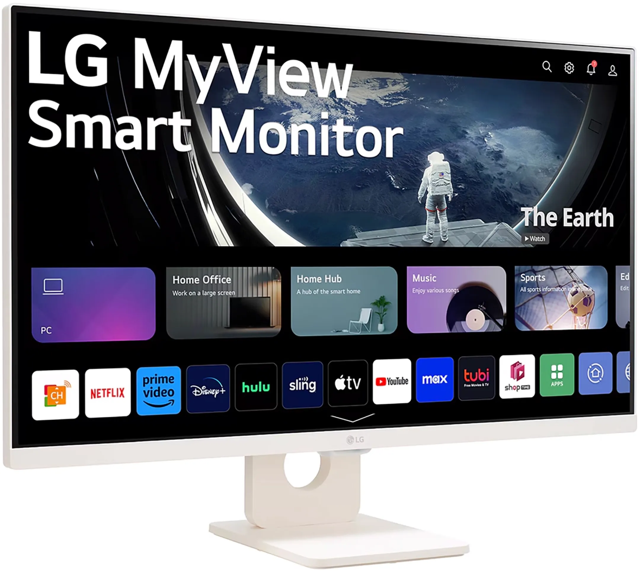 LG MyView 27" Full HD Smart Monitor met webOS 27U511SA-W image