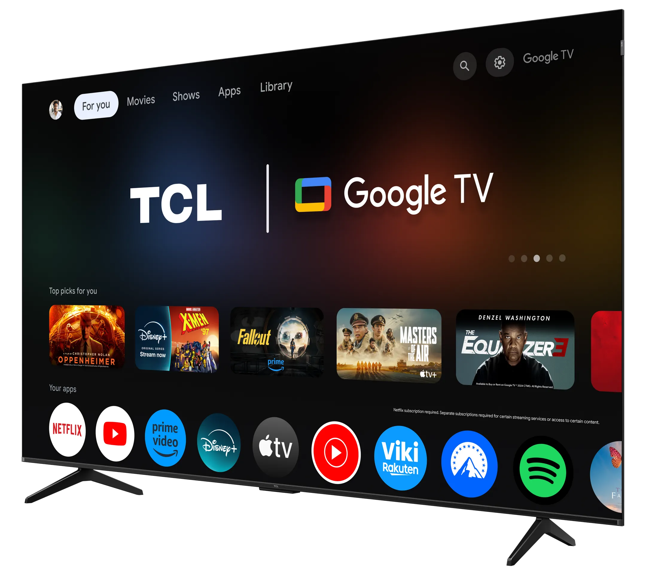 TCL 4K UHD TV LED 65P69K (2025) - 65 pouces image