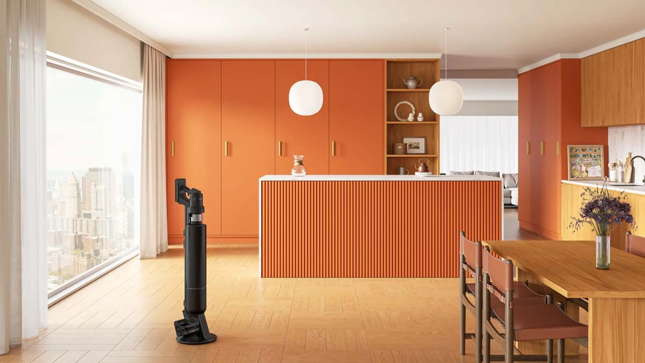 Samsung Steelstofzuiger Bespoke AI Jet Ultra VS90F40DEK/WA image