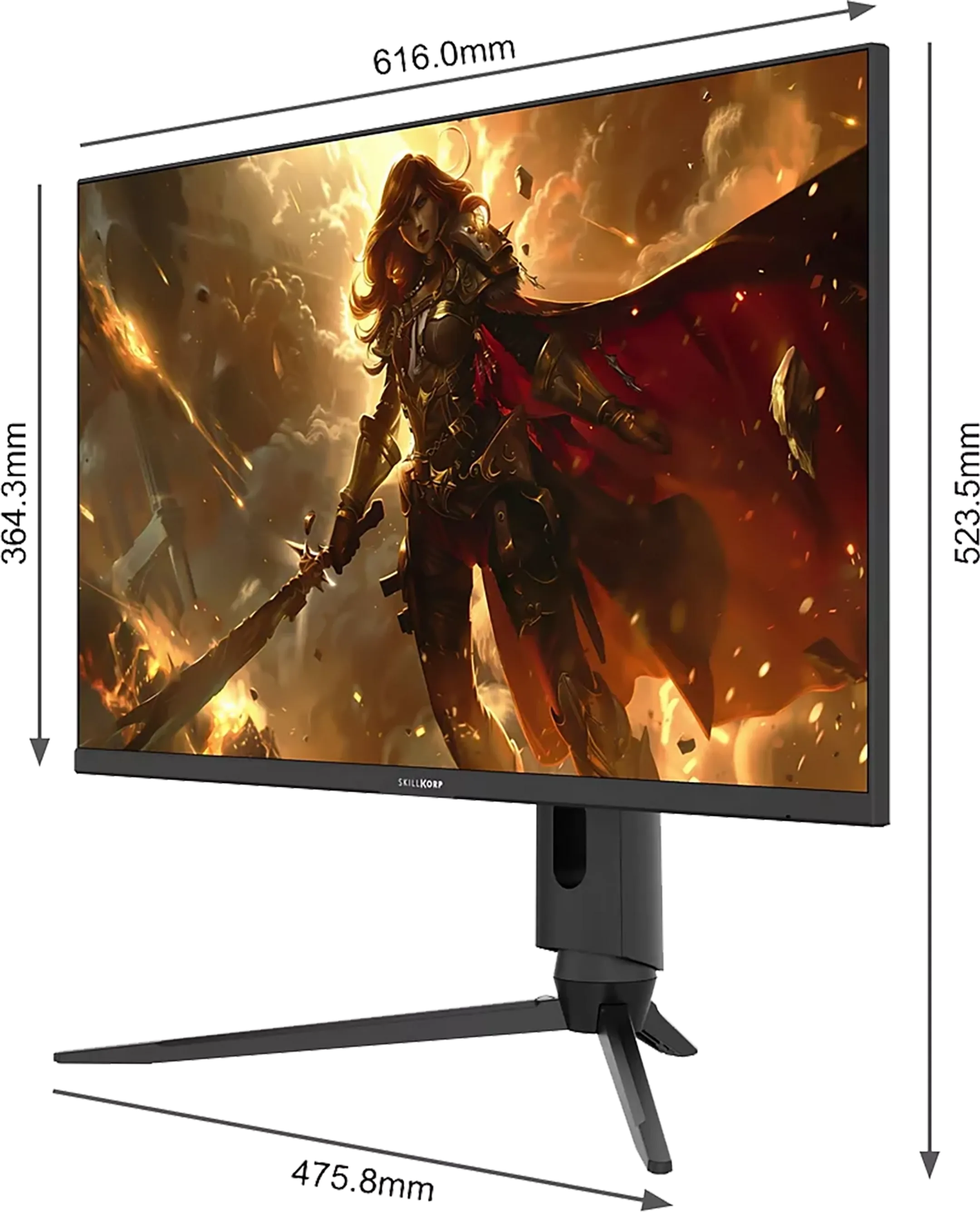 Skillkorp Ecran PC Gamer M27 27" Fast IPS image