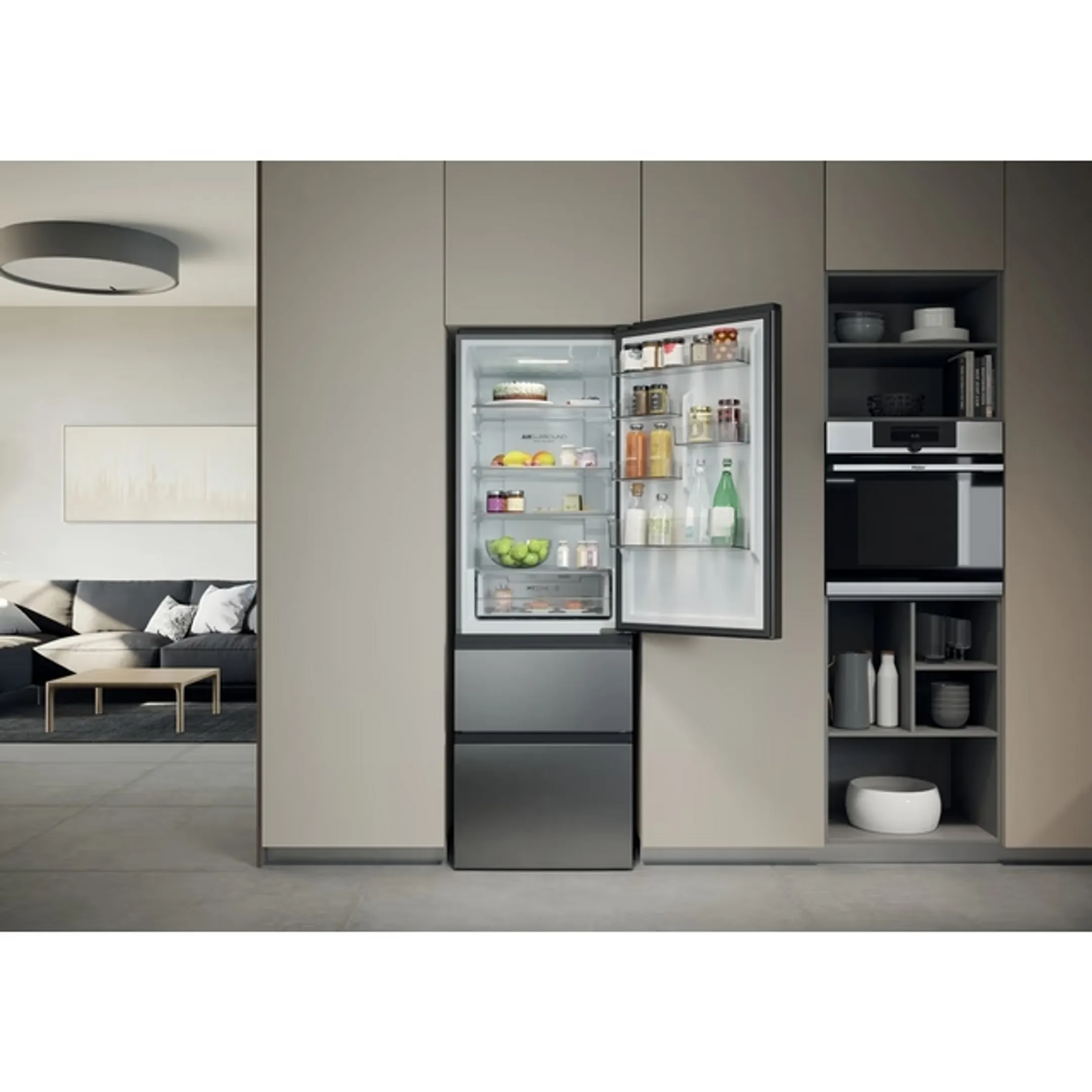 Haier Combi frigo congélateur HTW 3618DNMG image