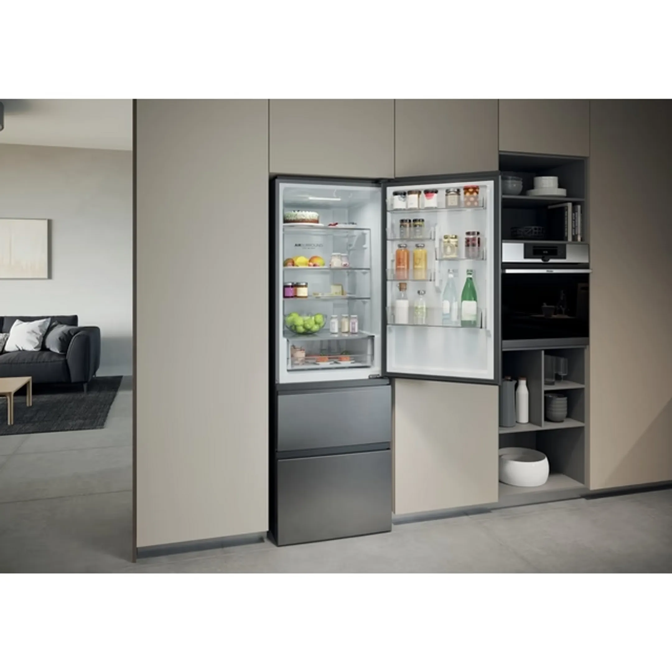 Haier Combi frigo congélateur HTW 3618DNMG image