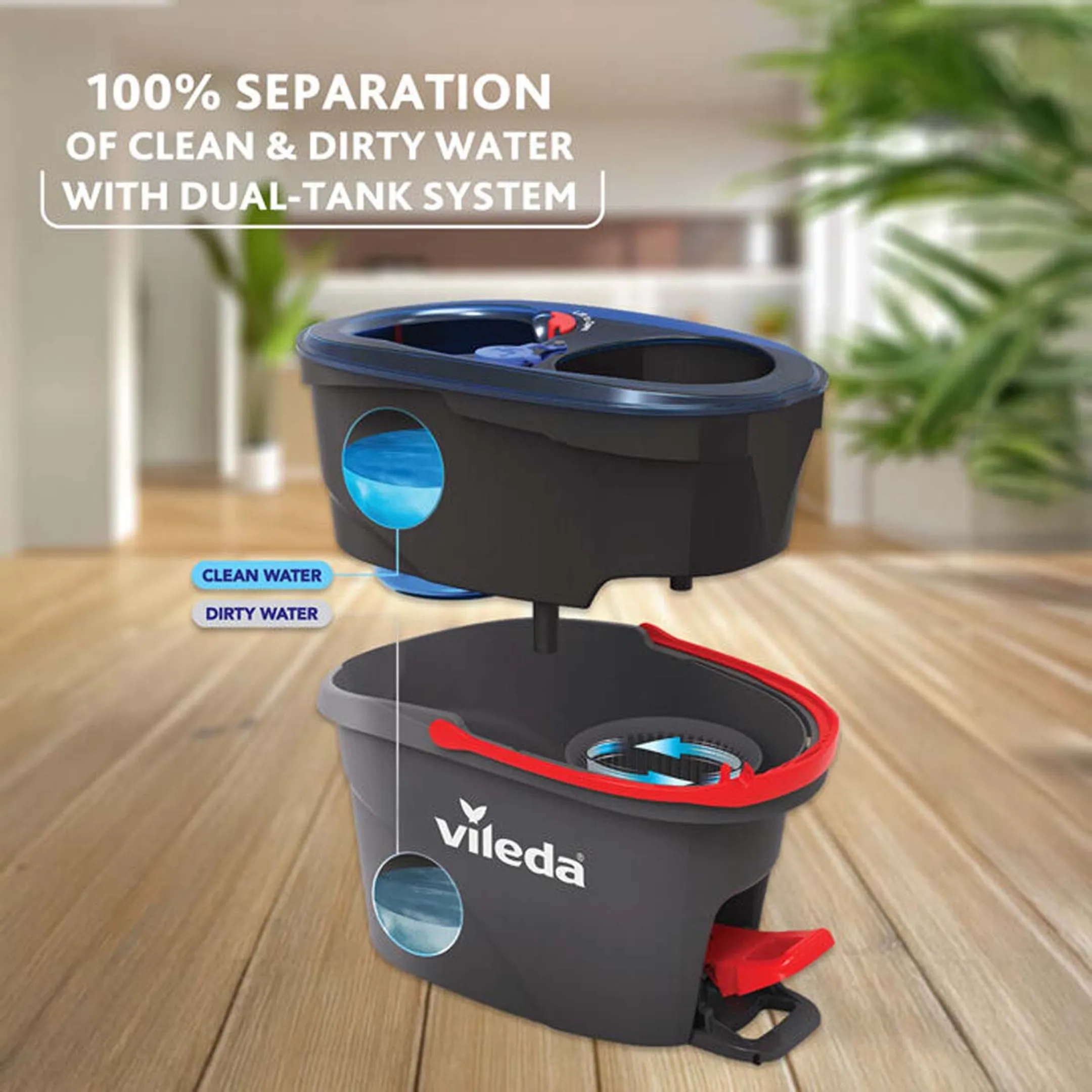 Vileda Dweilsysteem H2prO Spin Mop image