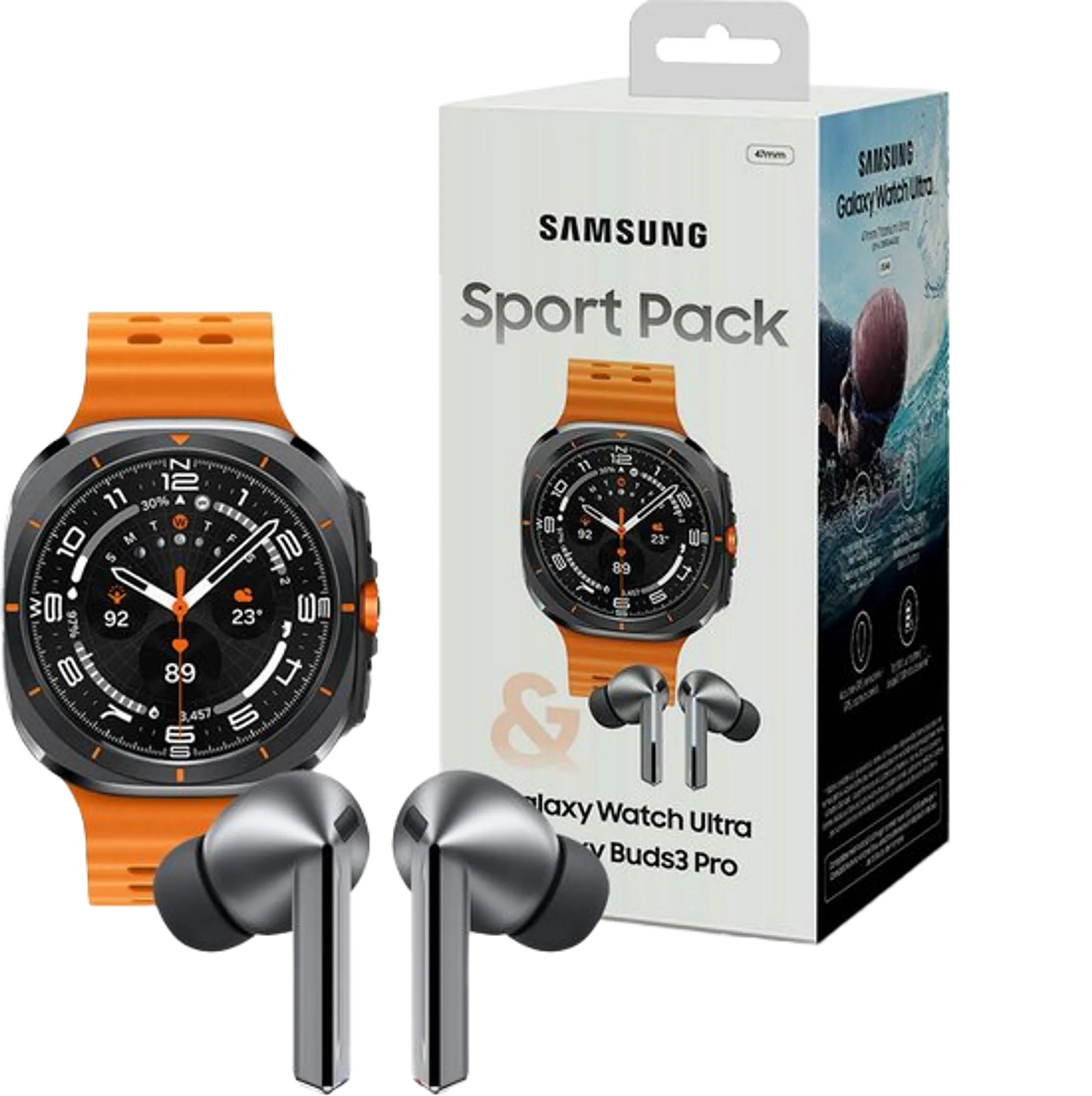 Galaxy Watch Ultra Grijs + Galaxy Buds 3 Pro Grijs