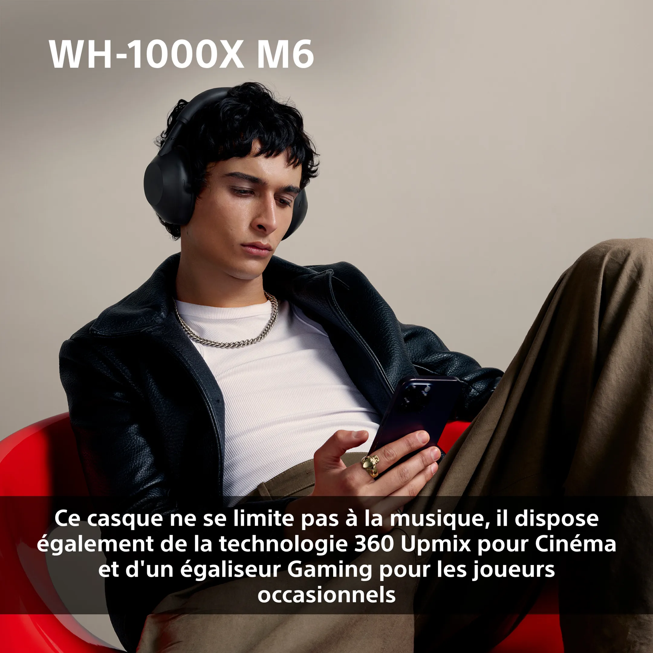 Sony Casque WH-1000XM6 - Noir image
