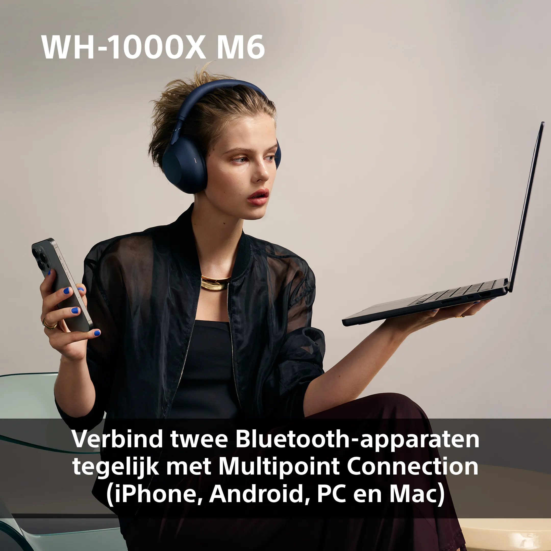 Sony WH-1000XM6 koptelefoon - Zwart image