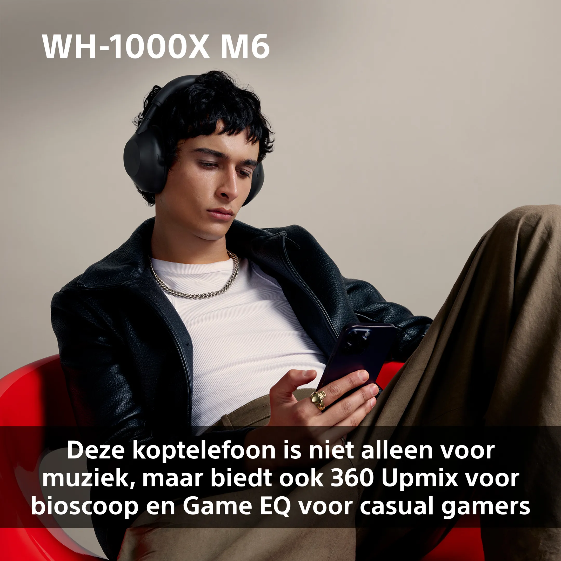 Sony WH-1000XM6 koptelefoon - Zwart image