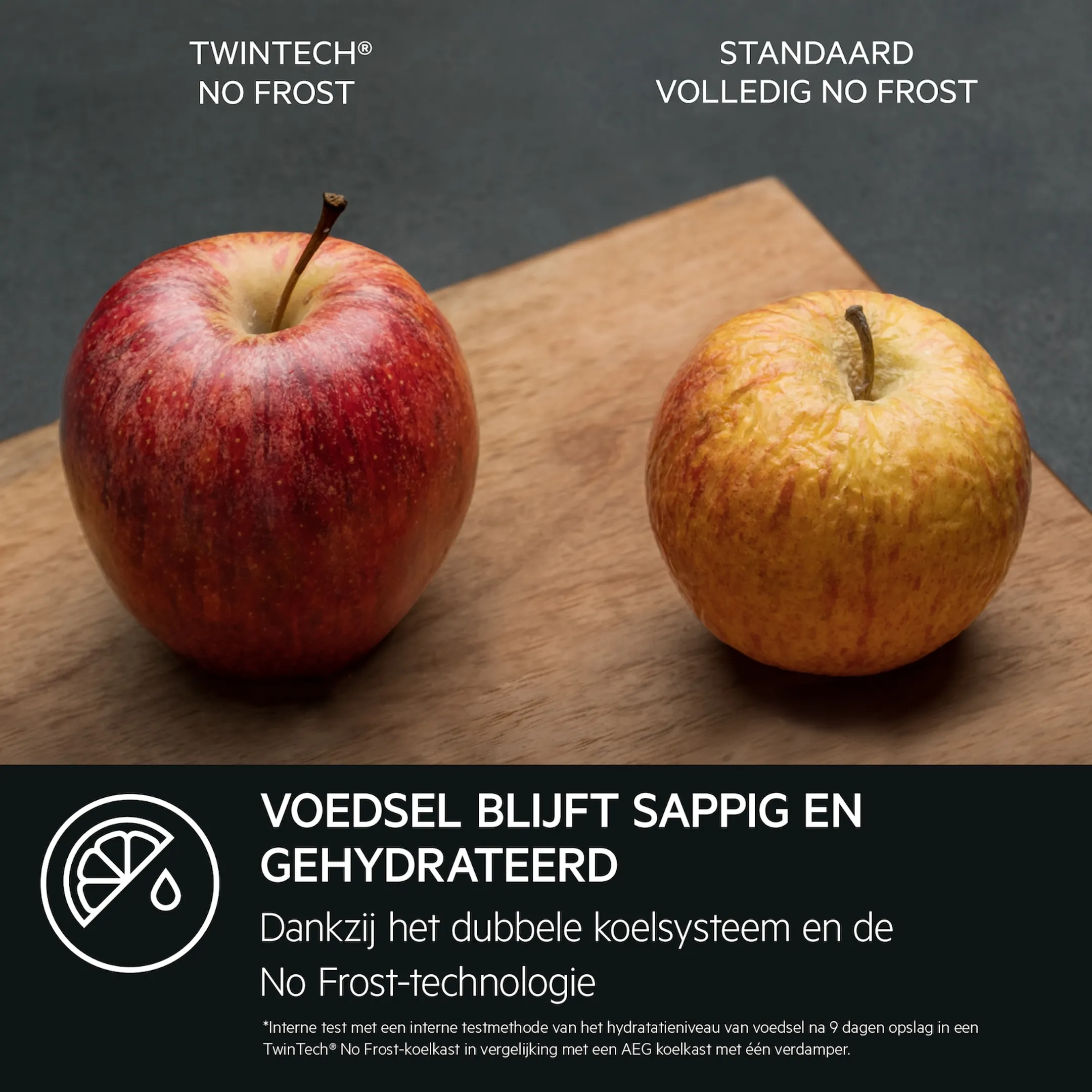 AEG Koelkast met diepvries ORC8M362BL Cooling 360°  image