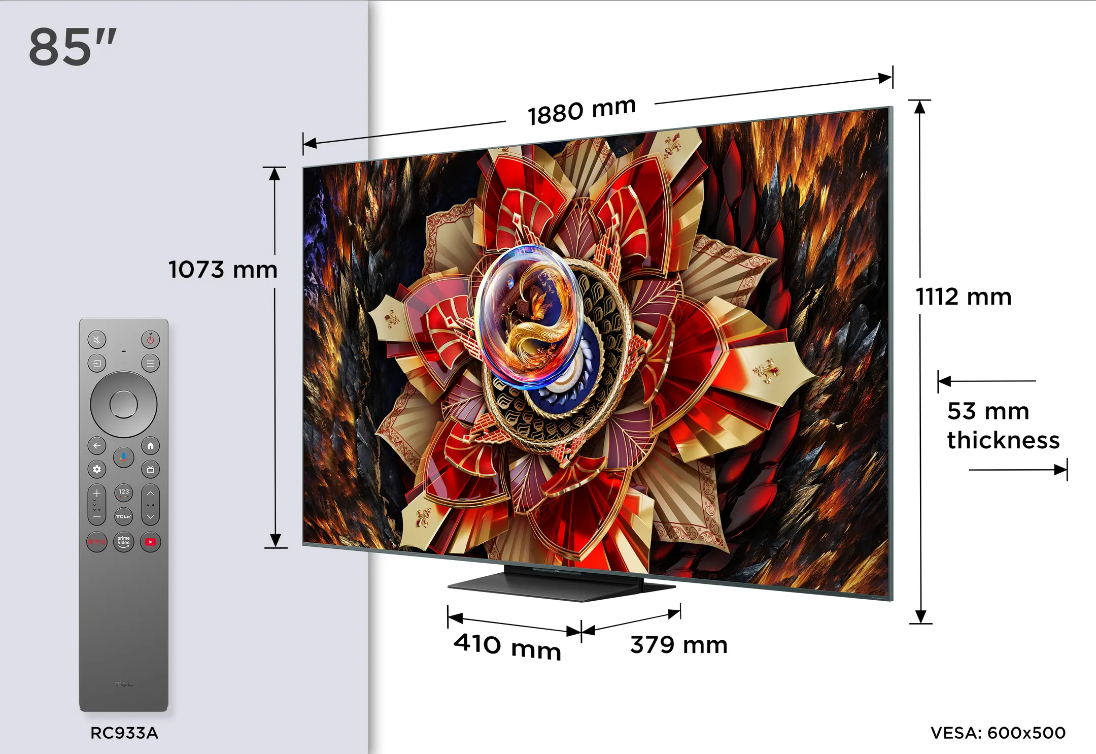 TCL QD-MiniLED 4K TV 85C9K (2025) - 85 inch image