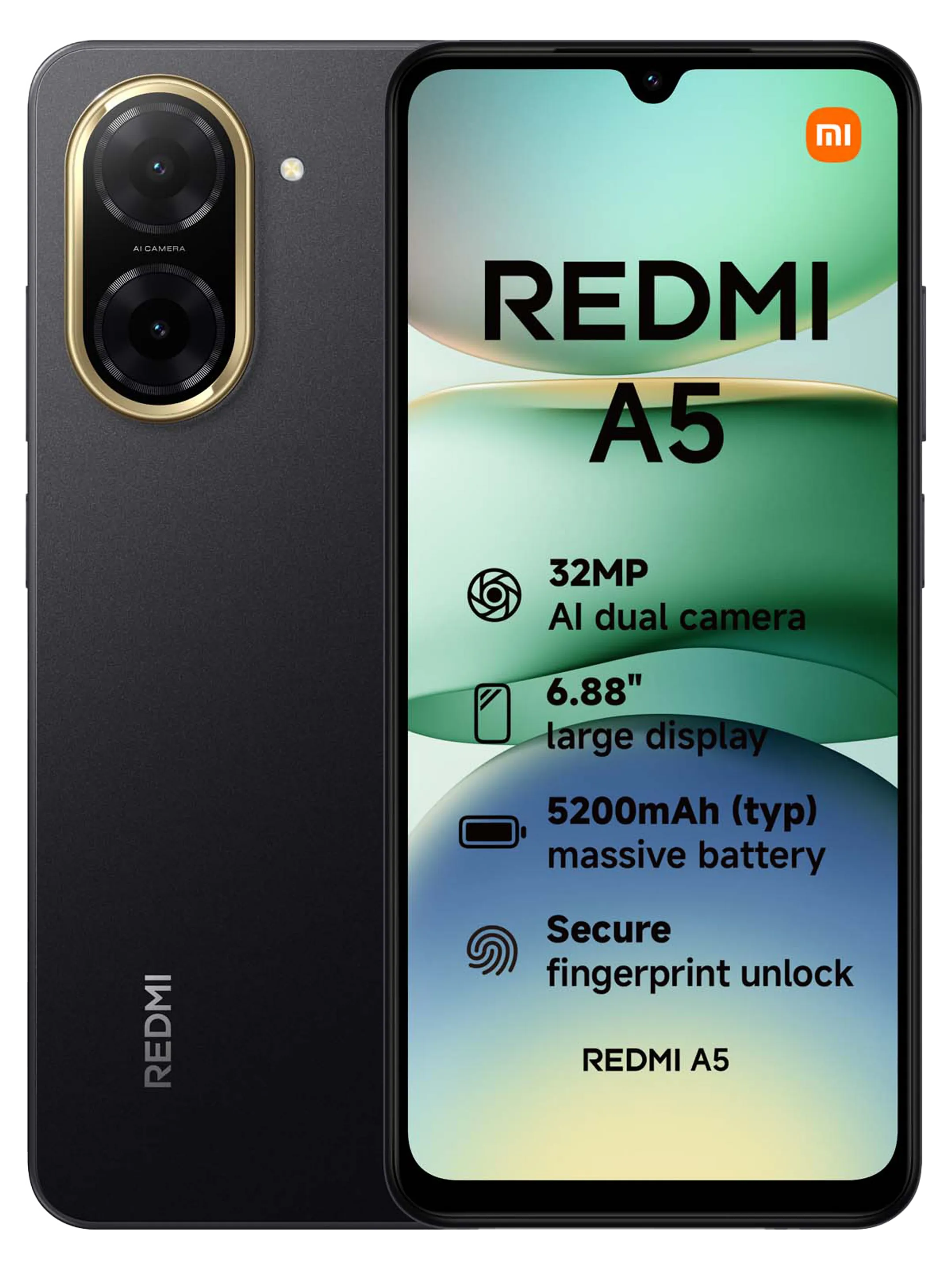 Redmi A5 64 Go - Noir