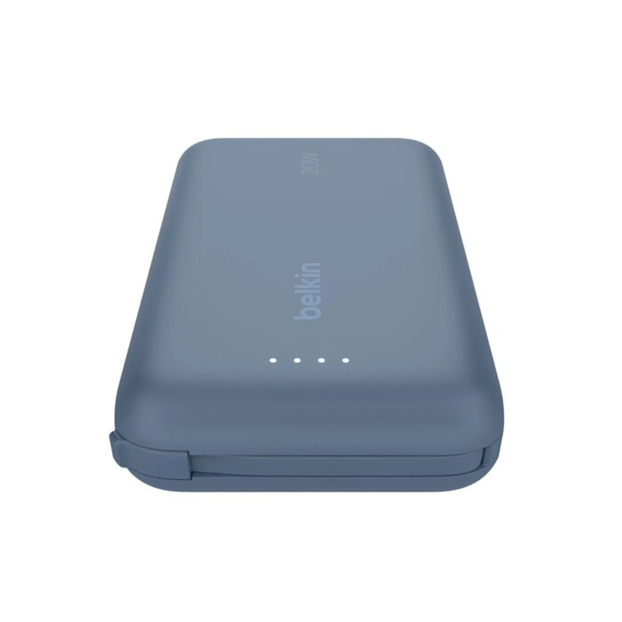 Belkin Powerbank 10.000 mAh met geïntegreerde kabel - Blauw image