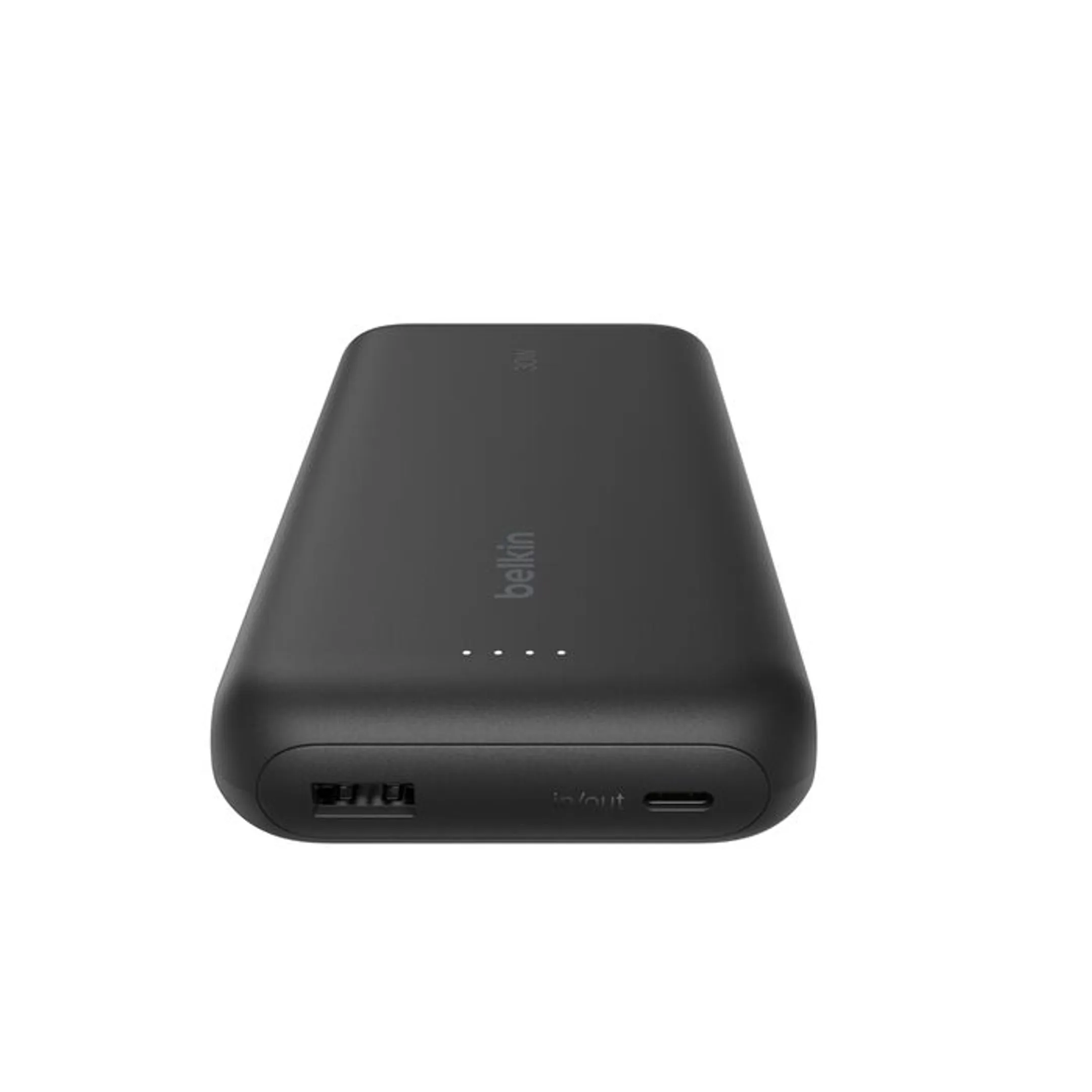 Belkin Powerbank 20.0000 mAh met geïntegreerde kabel - Zwart image