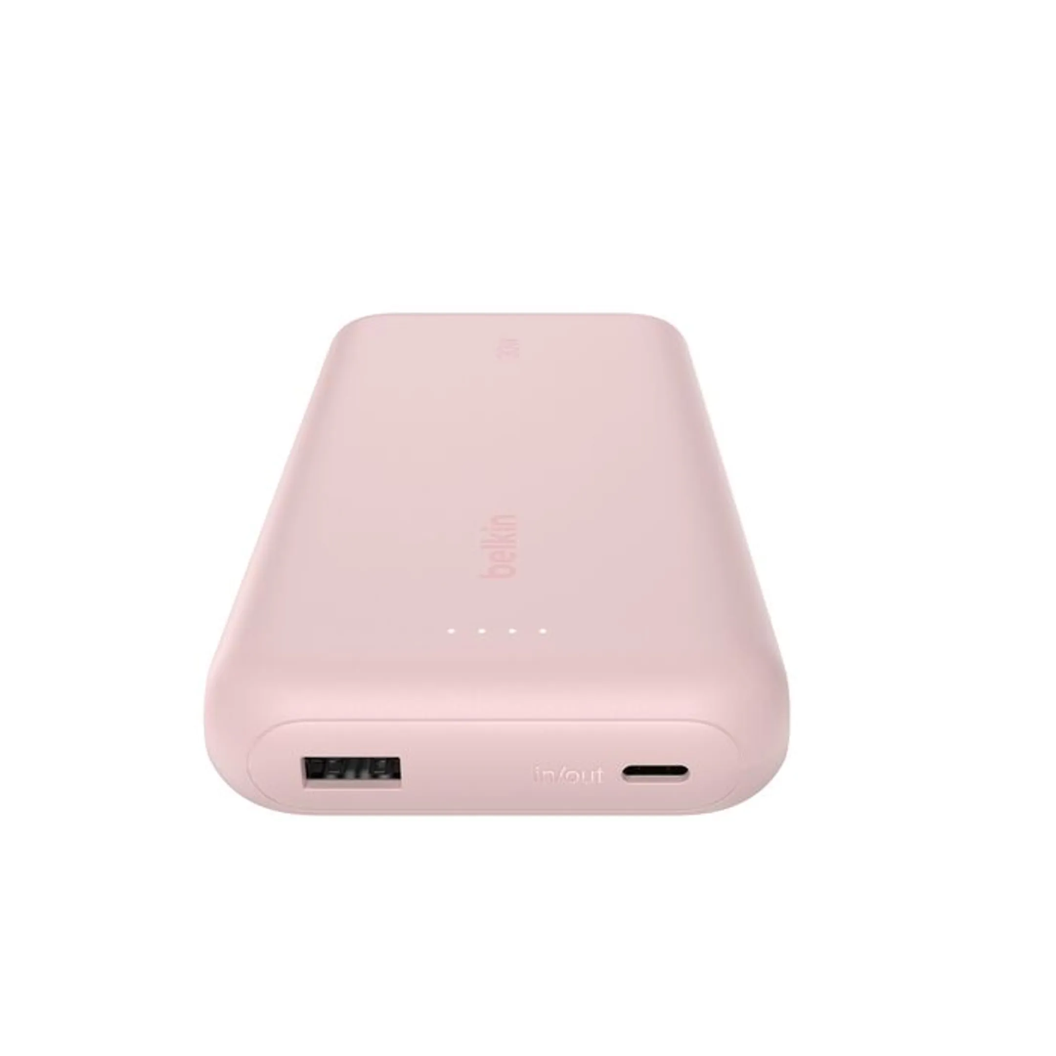 Belkin Powerbank 20.0000 mAh met geïntegreerde kabel - Roze image