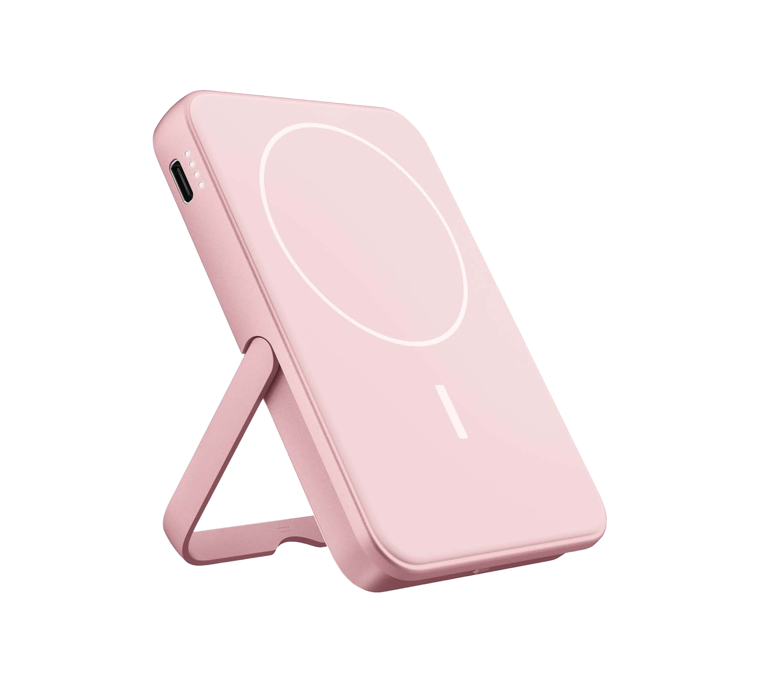 Fresh 'n Rebel Magnetische Qi Powerbank 5.000 mAh - Roze