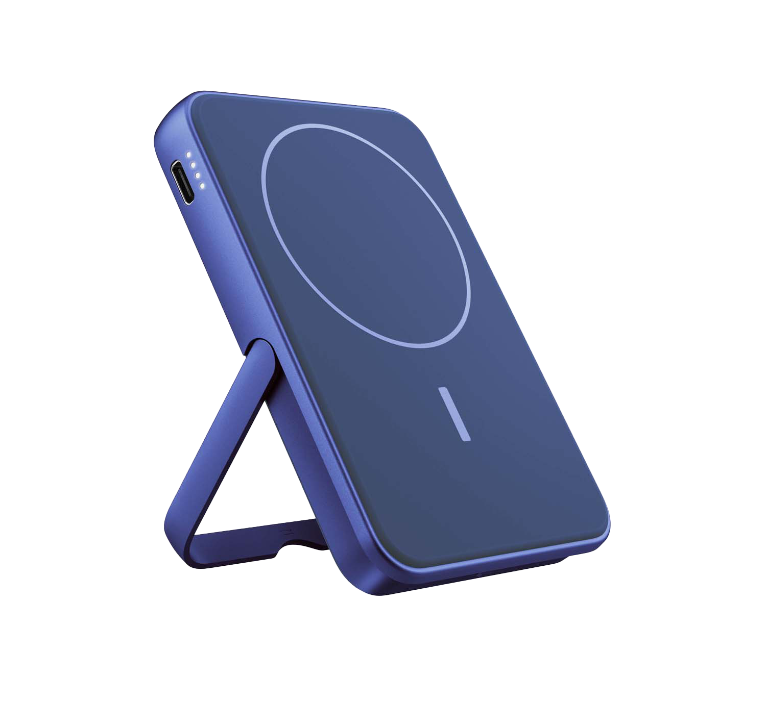 Fresh 'n Rebel Magnetische Qi Powerbank 5.000 mAh - Blauw