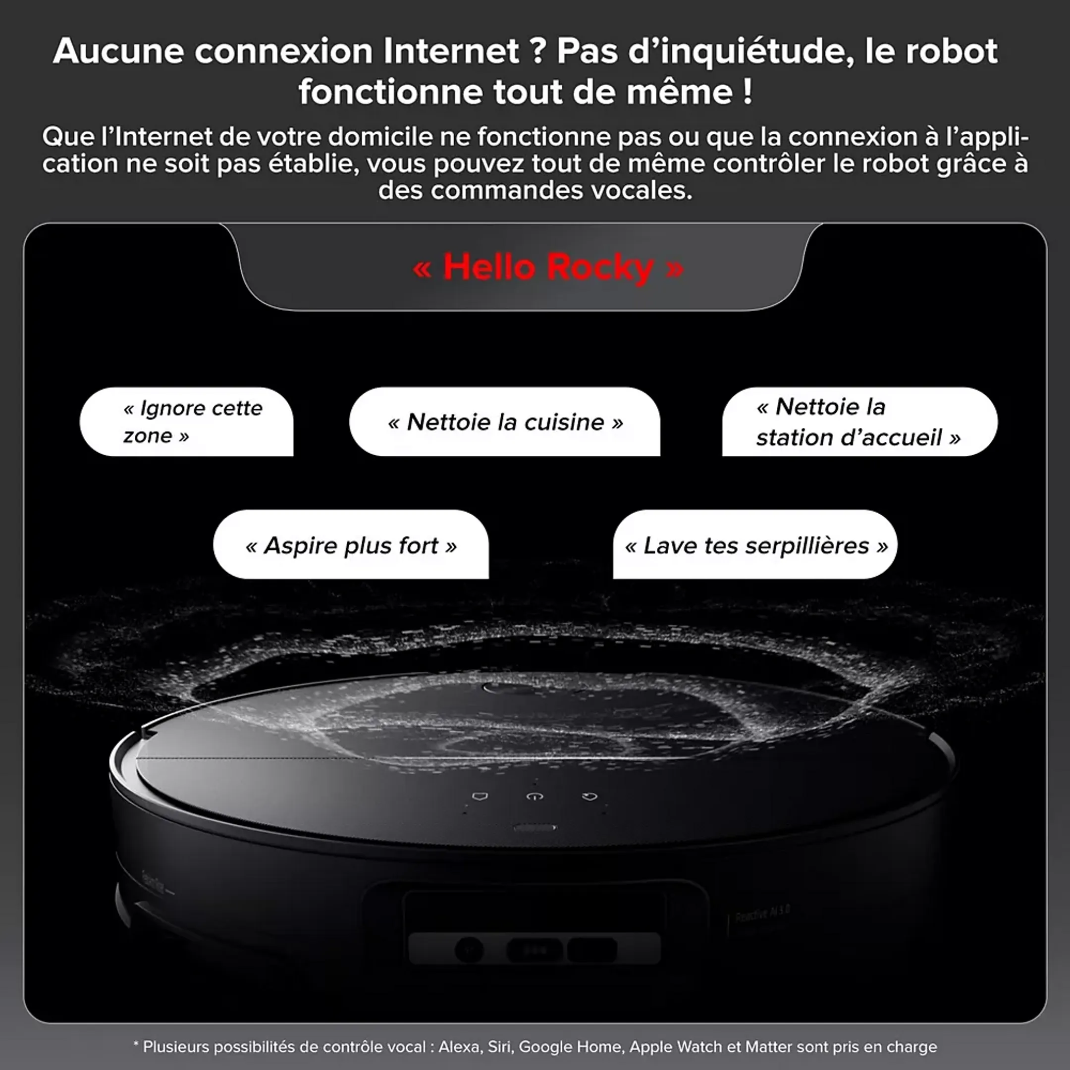 Aspirateur robot 2en1 Saros 10