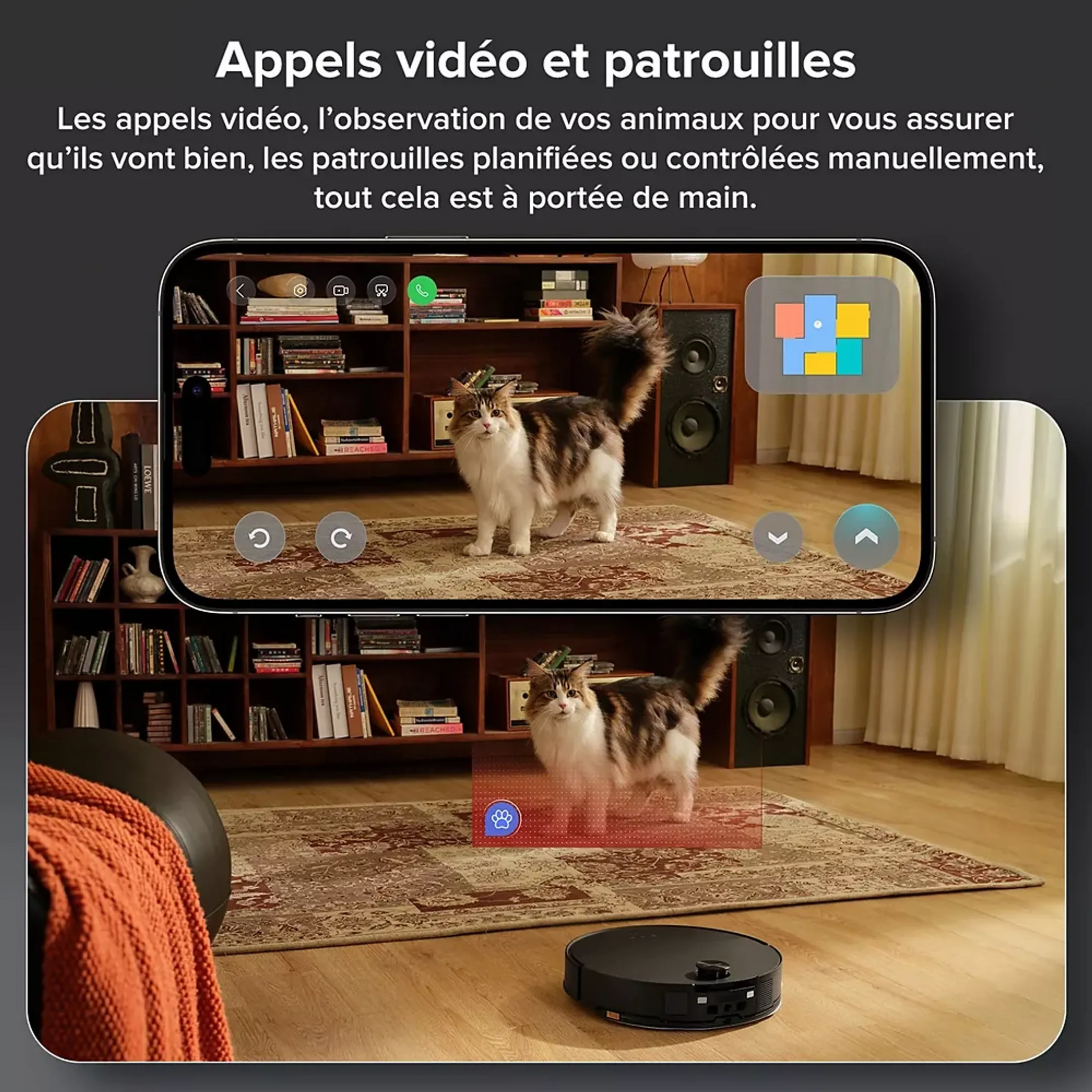 Aspirateur robot 2en1 Saros 10