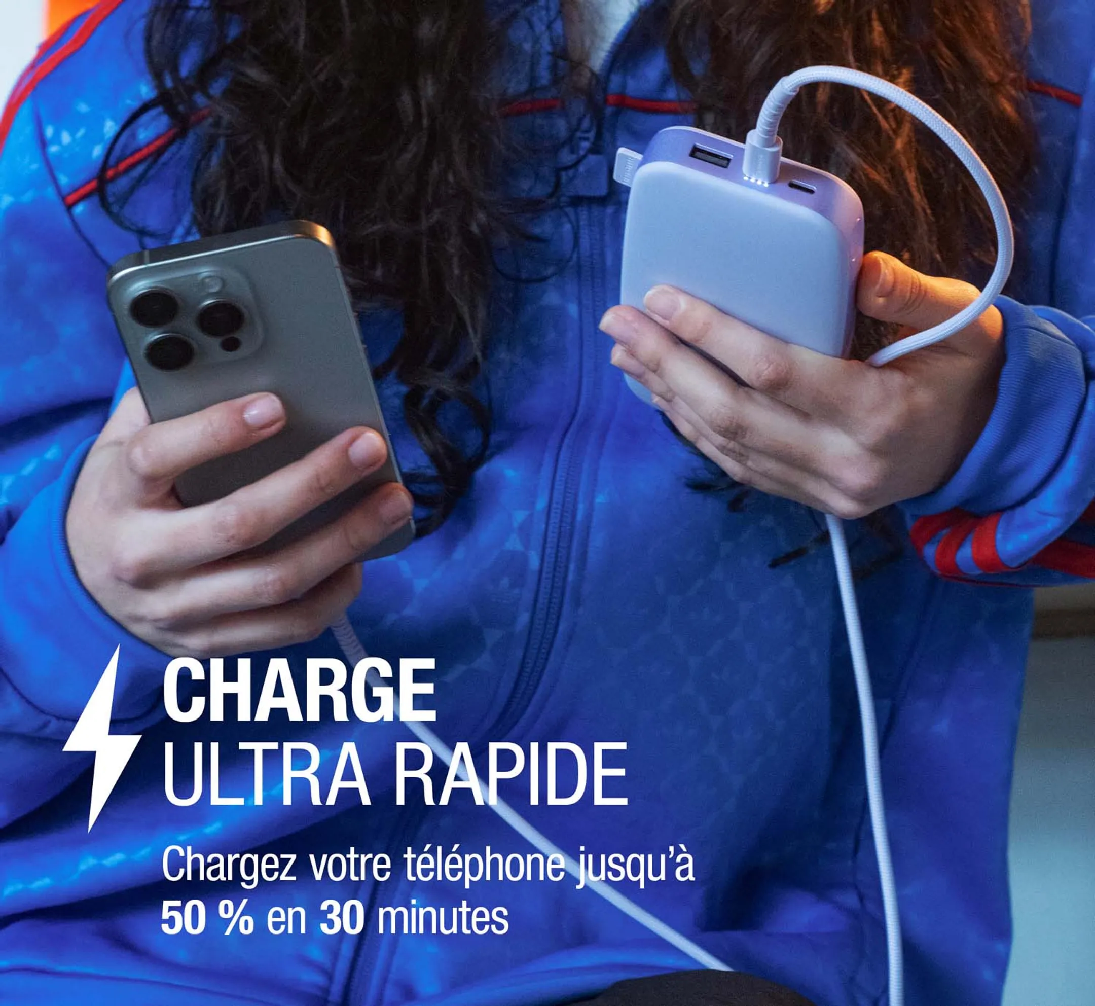 Fresh 'n Rebel Batterie externe 18.000 mAh - Bleu image