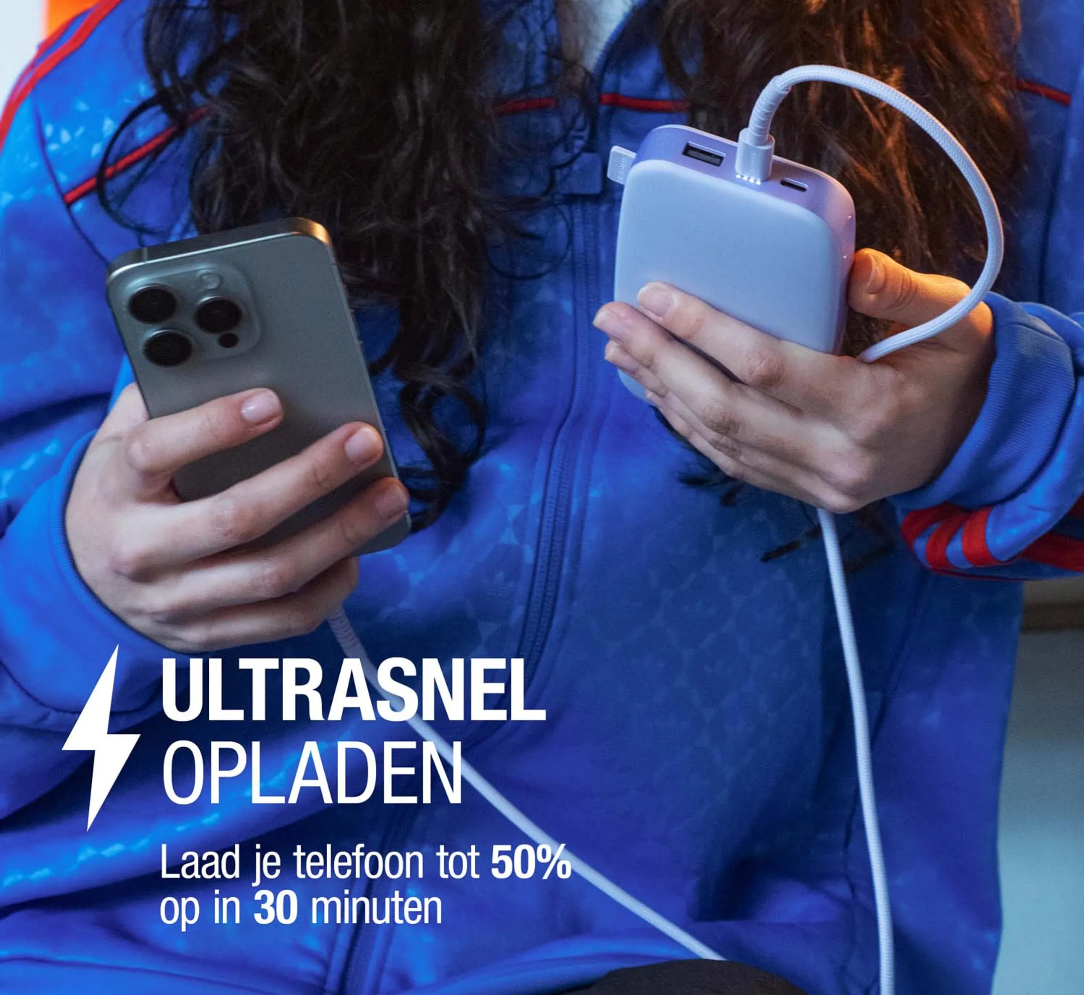 Fresh 'n Rebel Powerbank 18.000 mAh - Blauw image