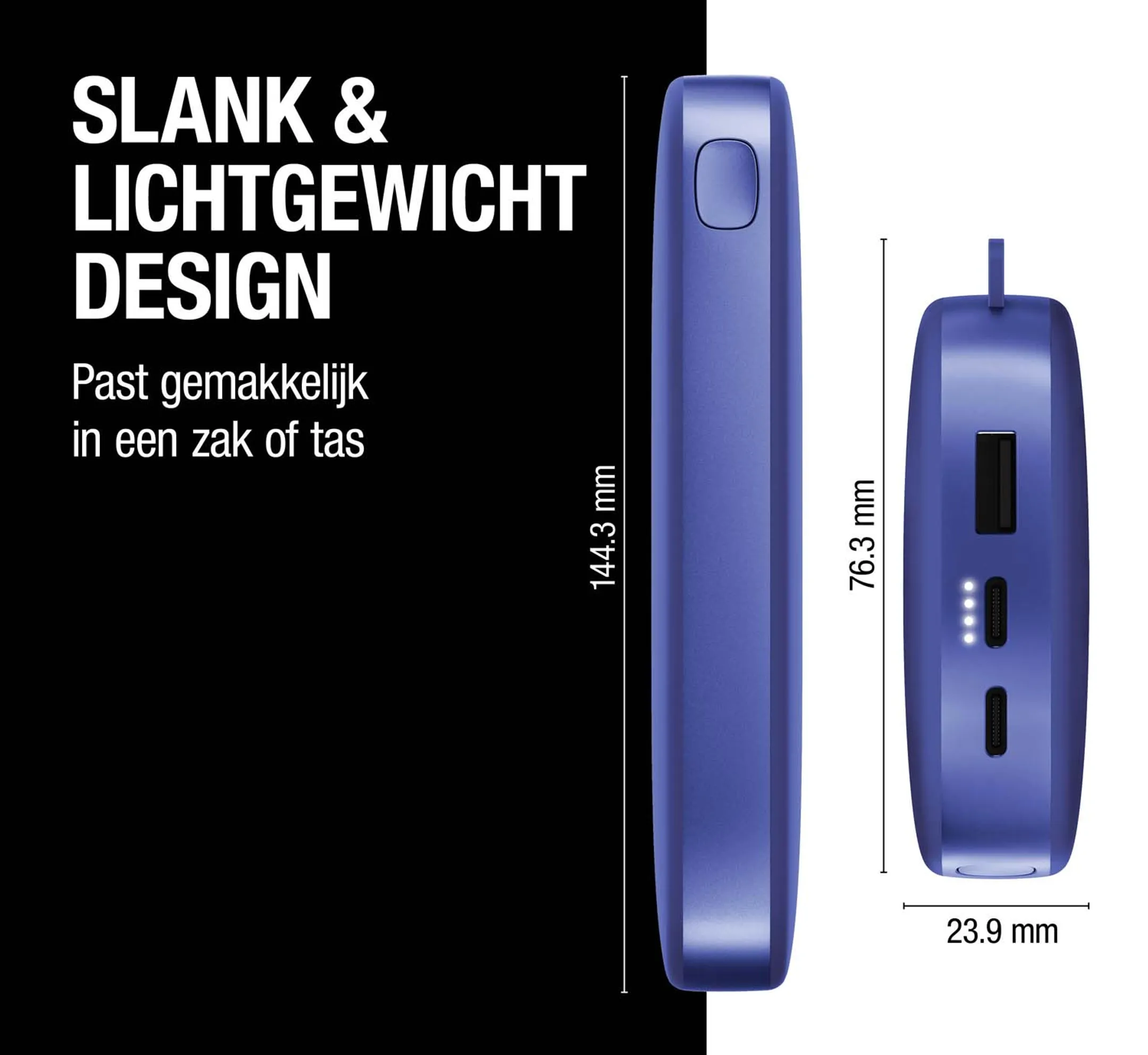 Fresh 'n Rebel Powerbank 18.000 mAh - Blauw image