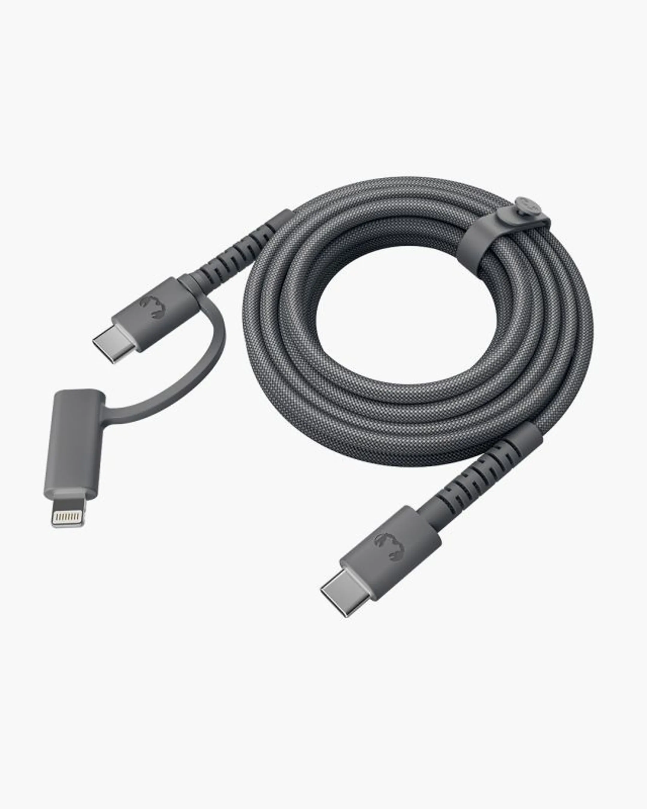 Fresh 'n Rebel Flexwave combo kabel - 2m - Zwart image