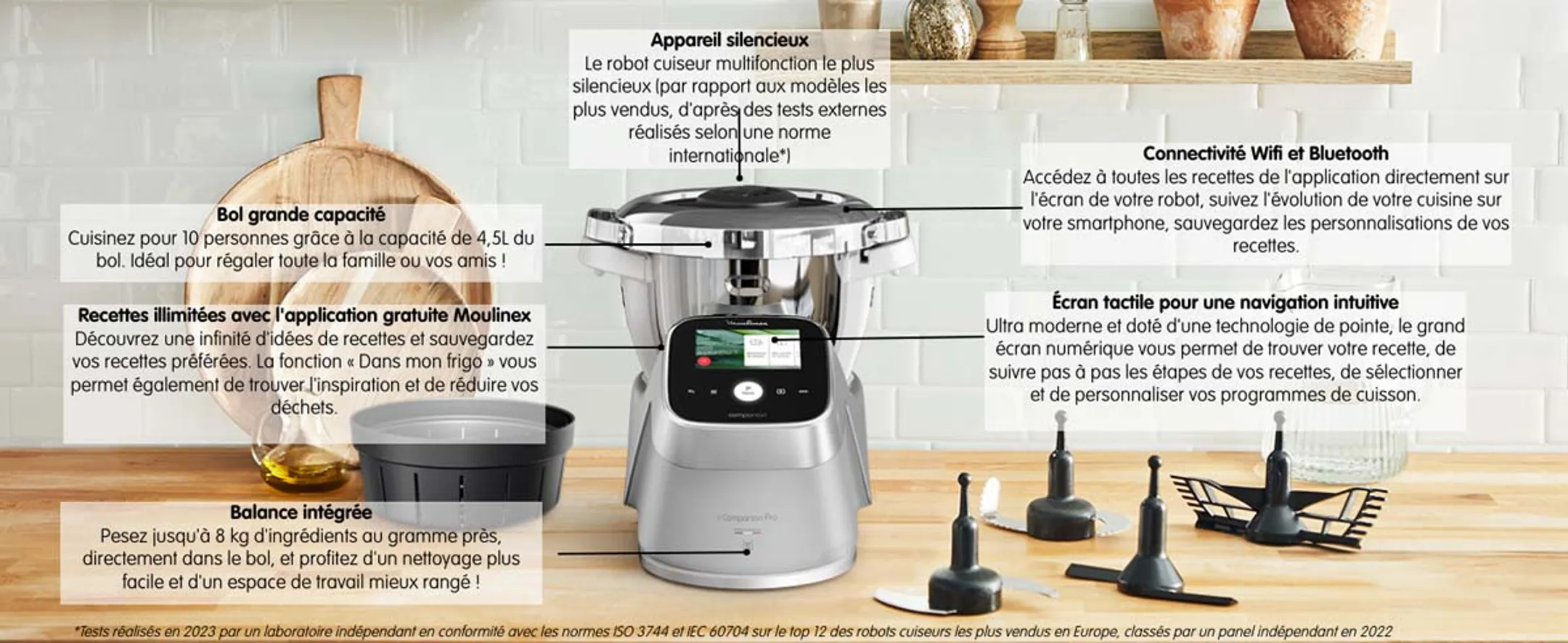 Moulinex Robot chauffant i-Companion Touch Pro HF93ECF0 image