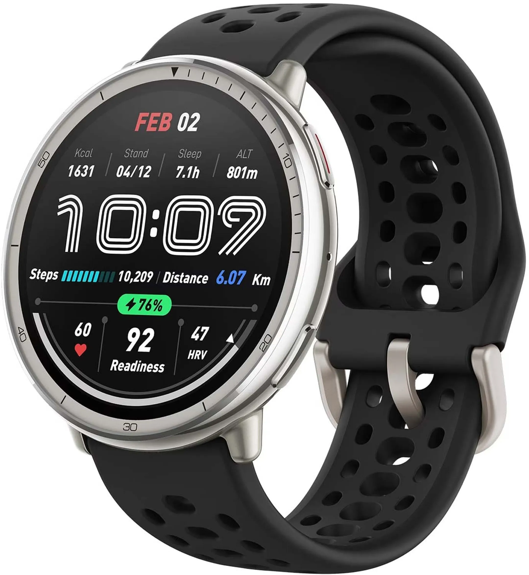 Amazfit Active 2 silicone sport - Noir image