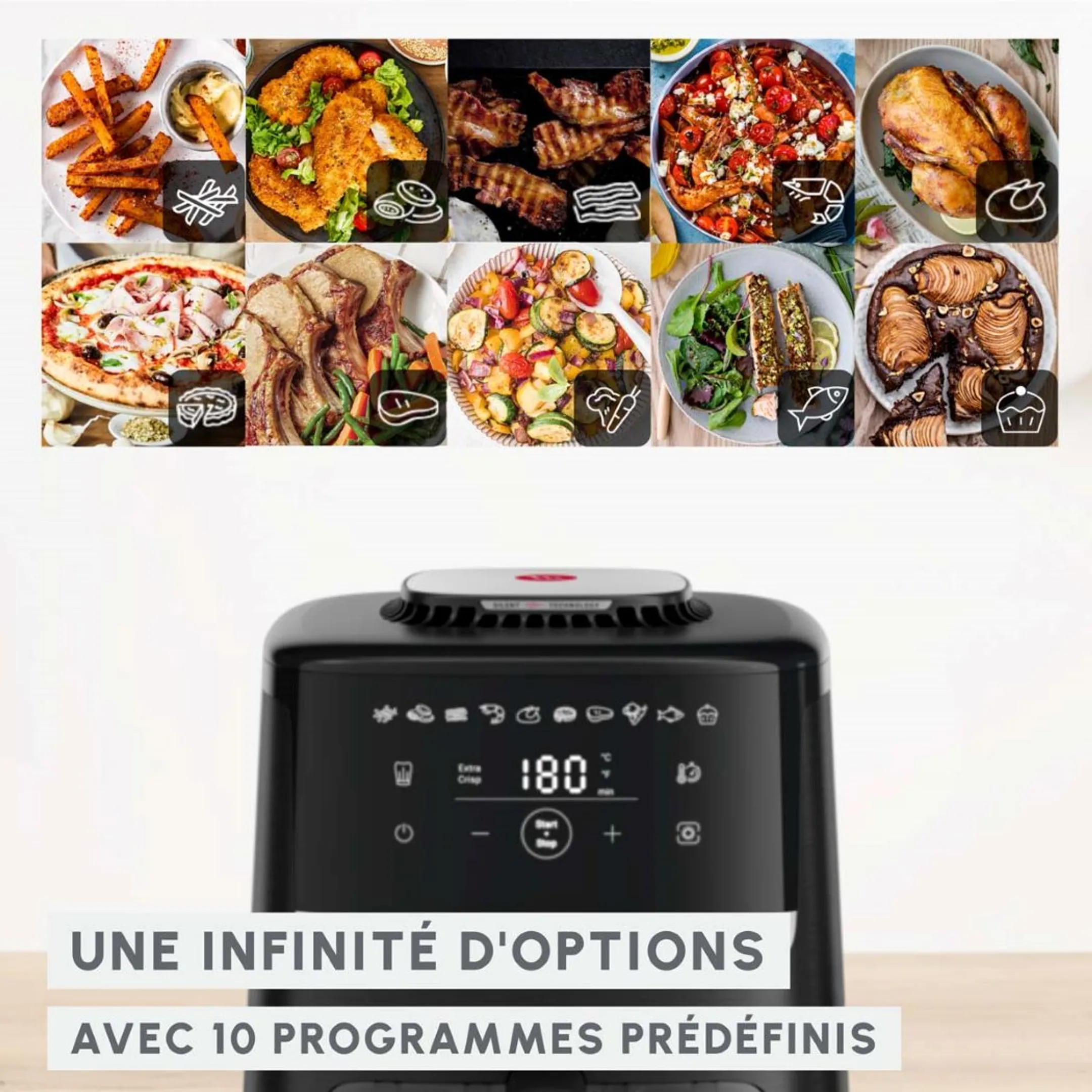 Moulinex Airfryer Easy Fry Silence EZ5568F0 image