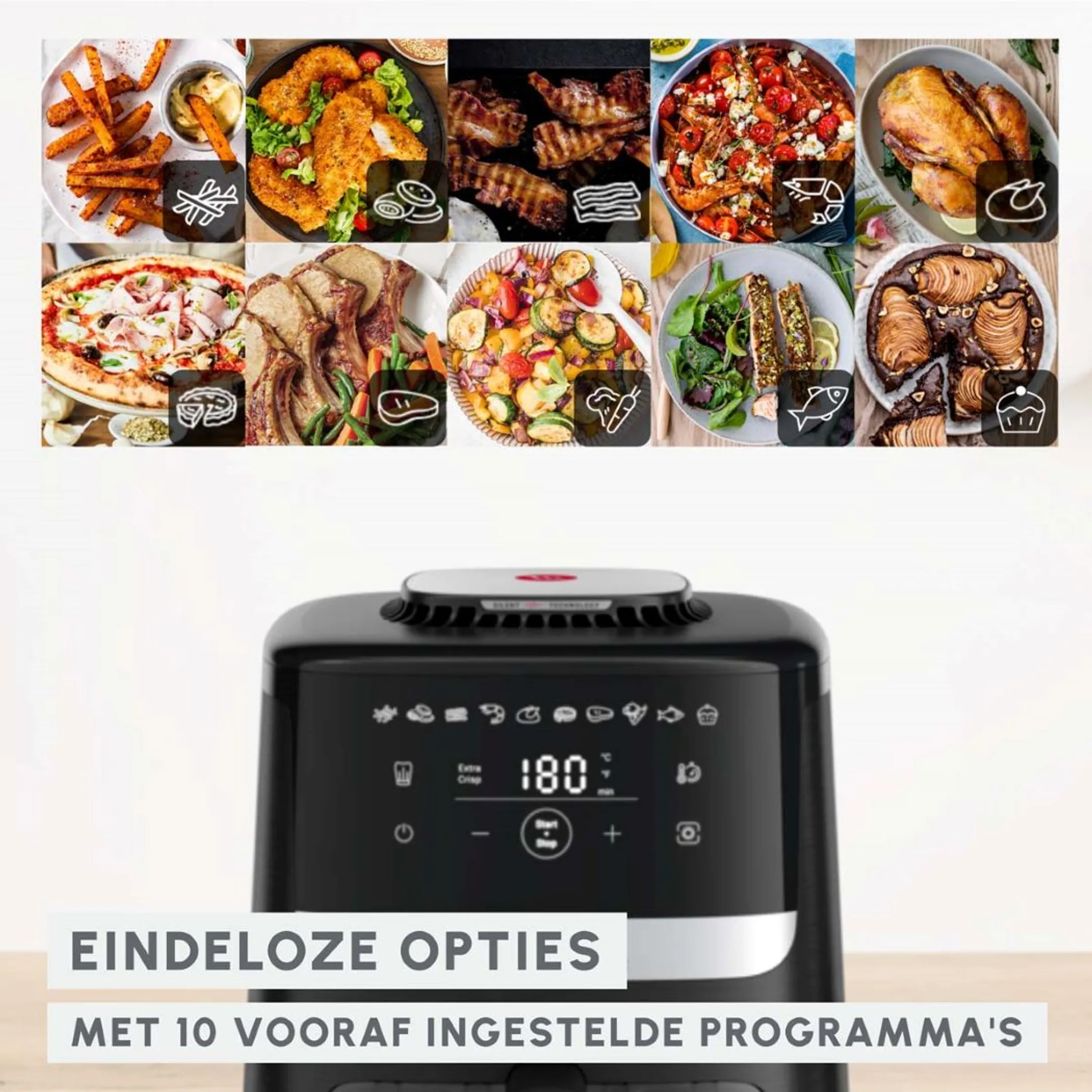 Moulinex Airfryer Easy Fry Silence EZ5568F0 image