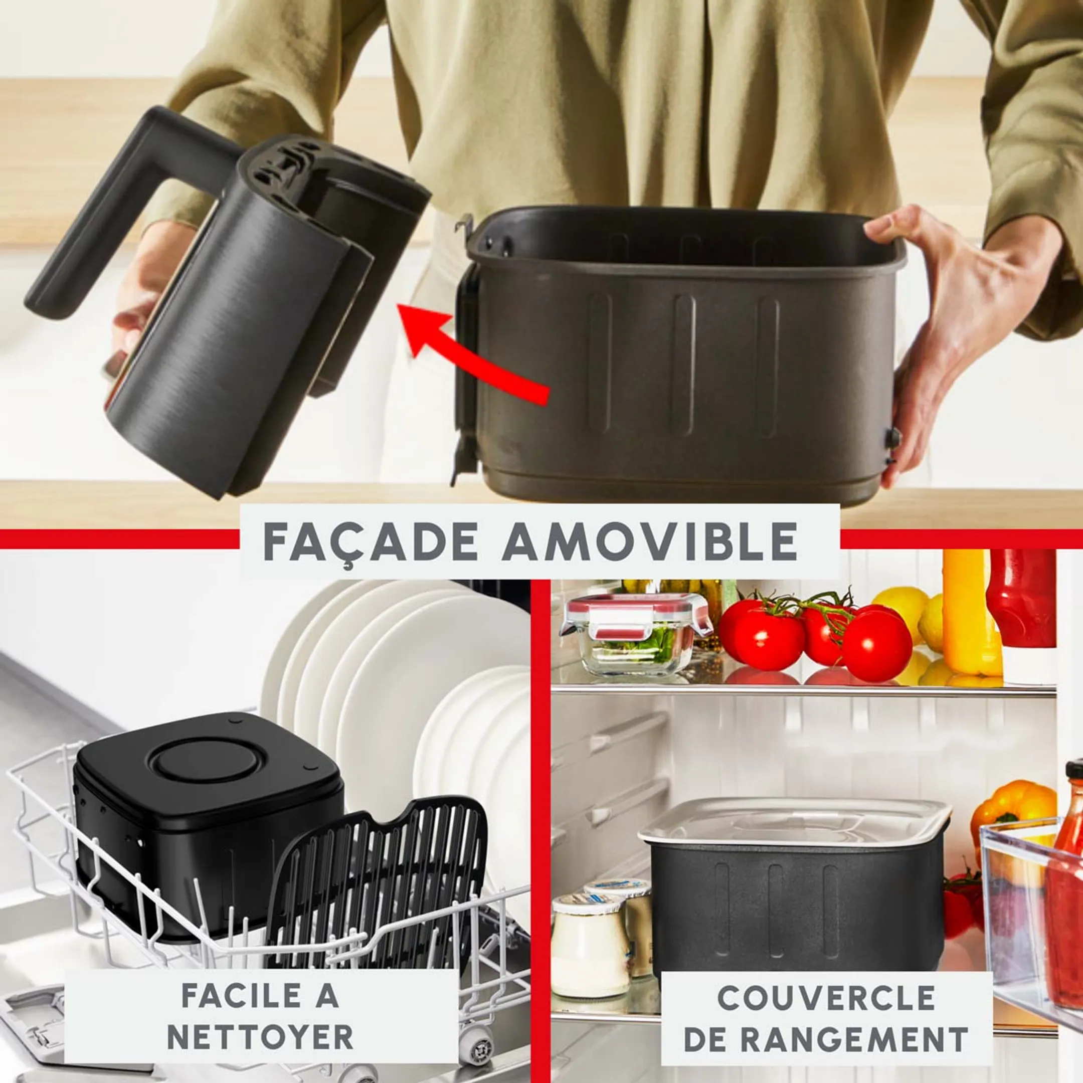 Moulinex Airfryer Easy Fry Silence EZ5568F0 image