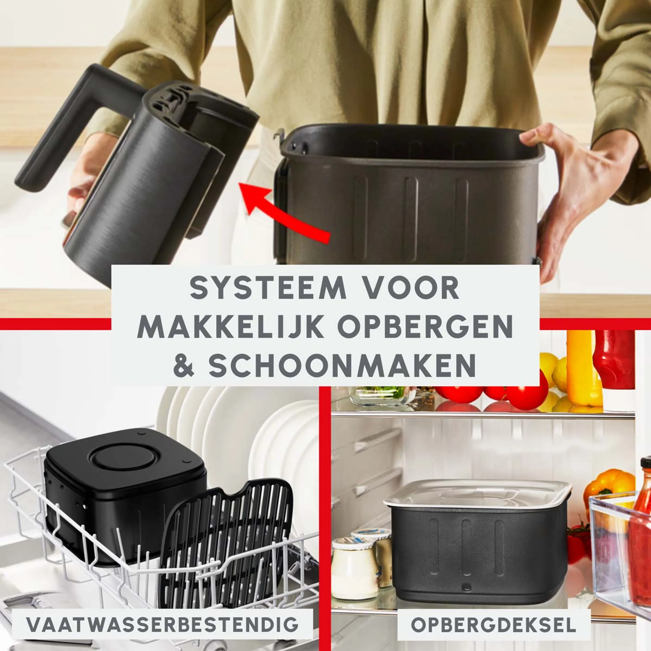 Moulinex Airfryer Easy Fry Silence EZ5568F0 image