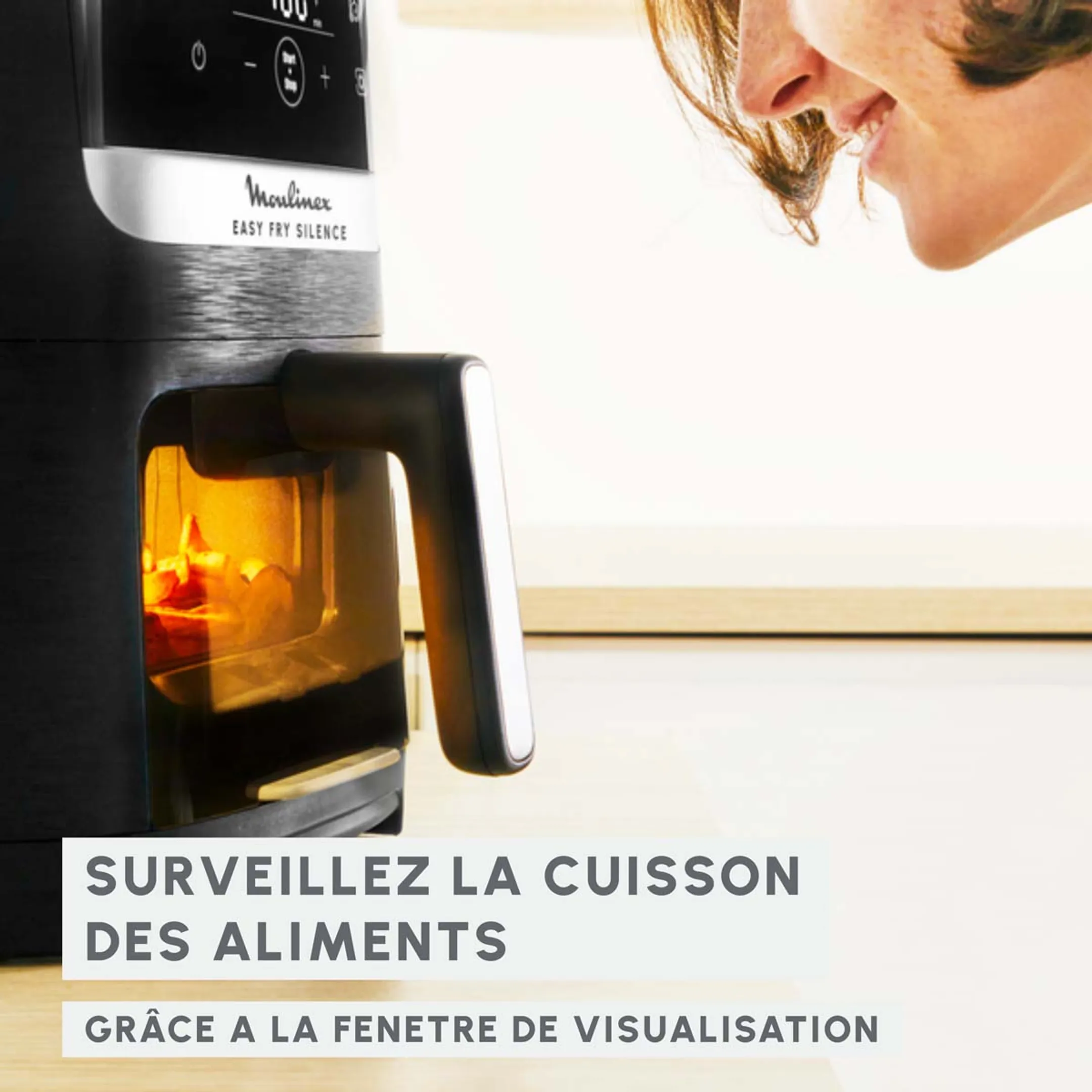 Moulinex Airfryer Easy Fry Silence EZ5568F0 image