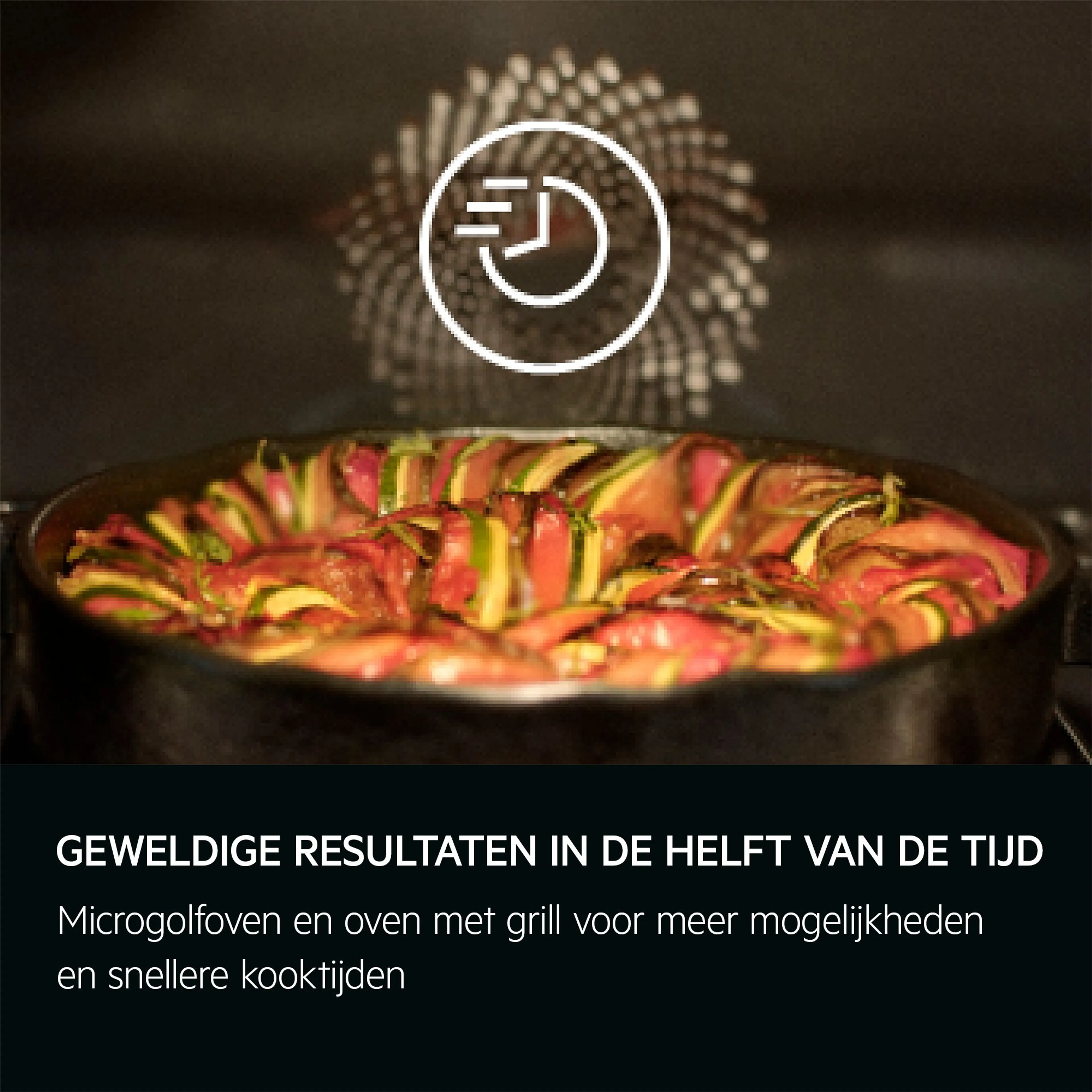AEG Inbouw oven TKK8N821T CombiQuick image